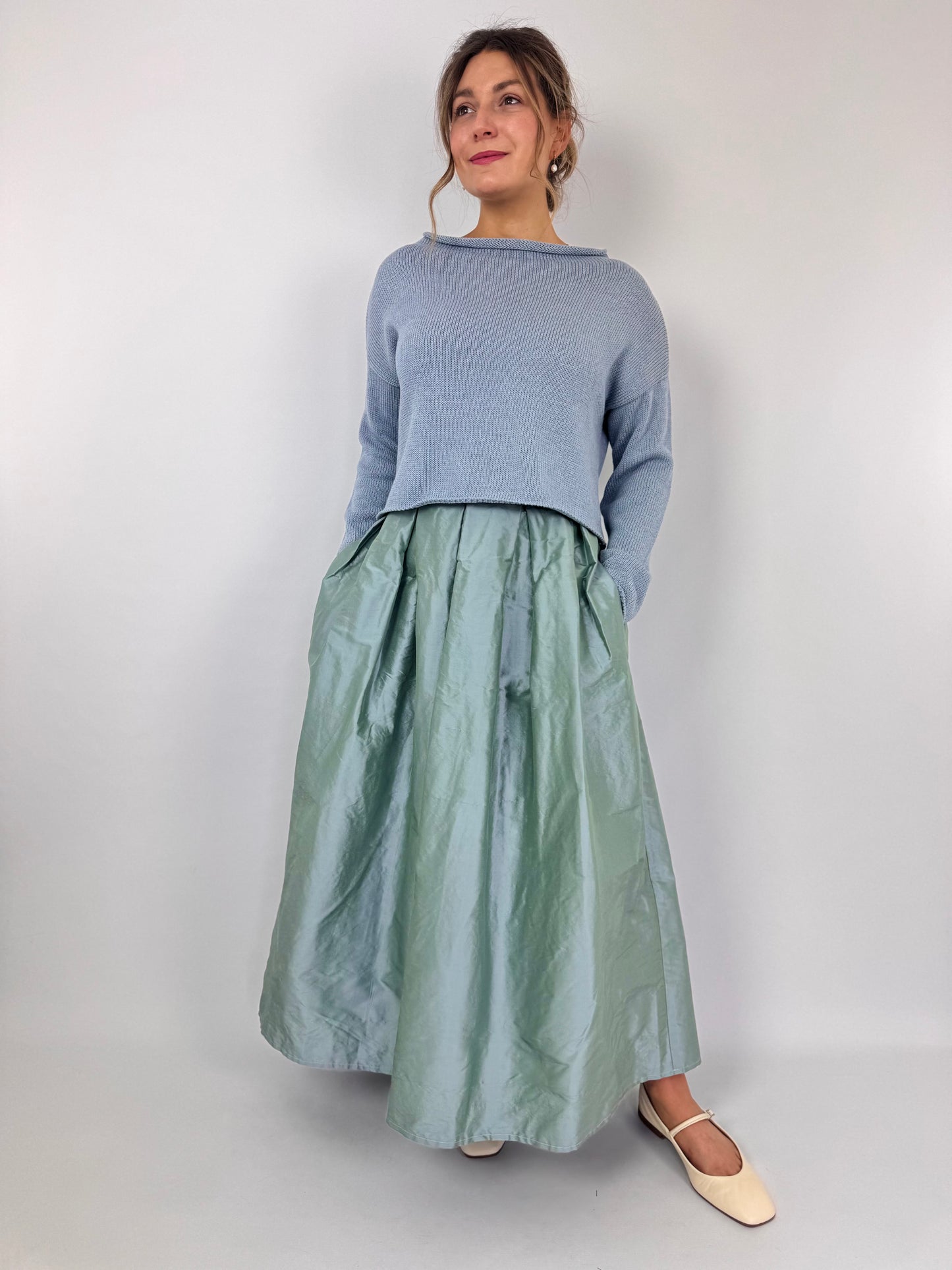 Officinae Nina Skirt Sage/Blue