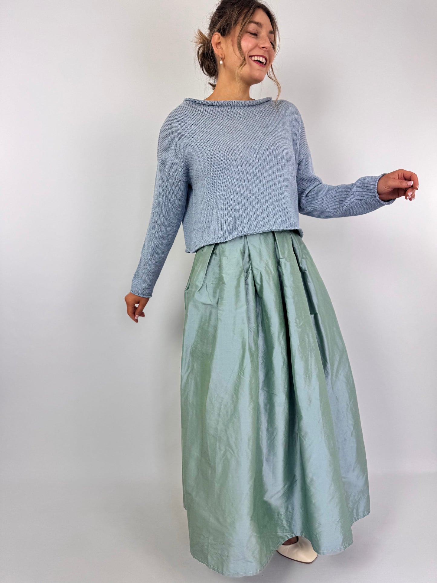 Officinae Nina Skirt Sage/Blue