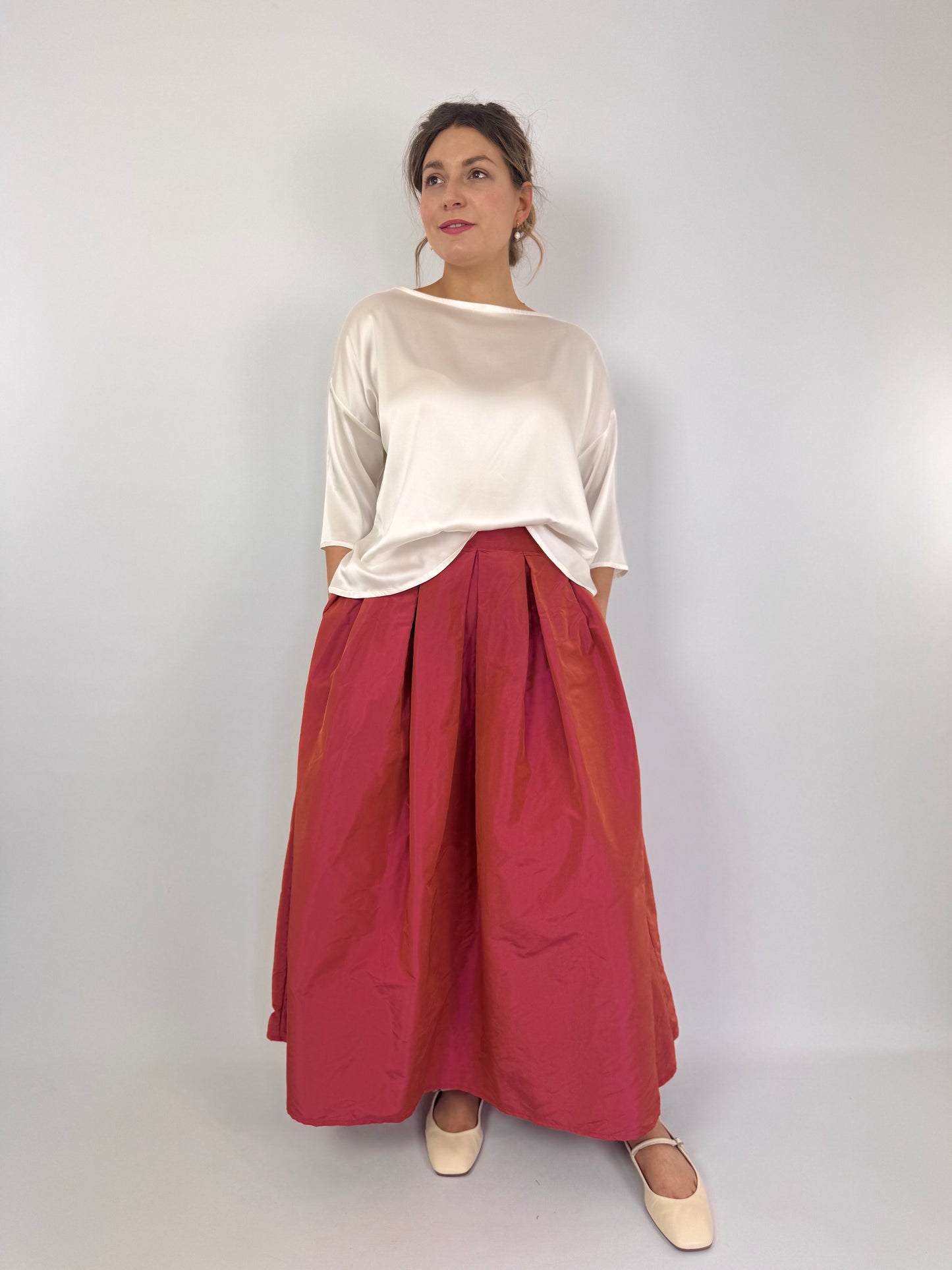 Officinae Nina Skirt Red