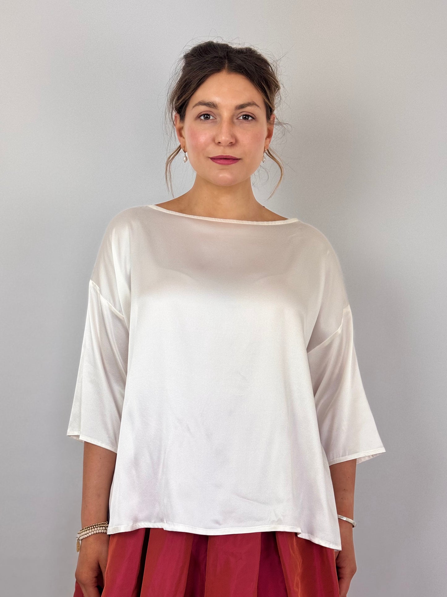 Officinae T-Shape Blouse Latte