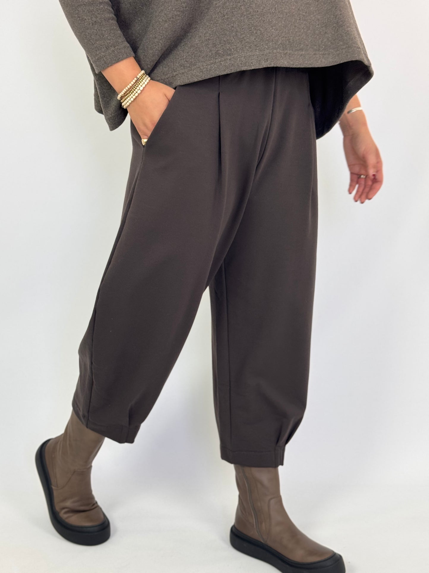 Mama b Bianco F Trousers Moro
