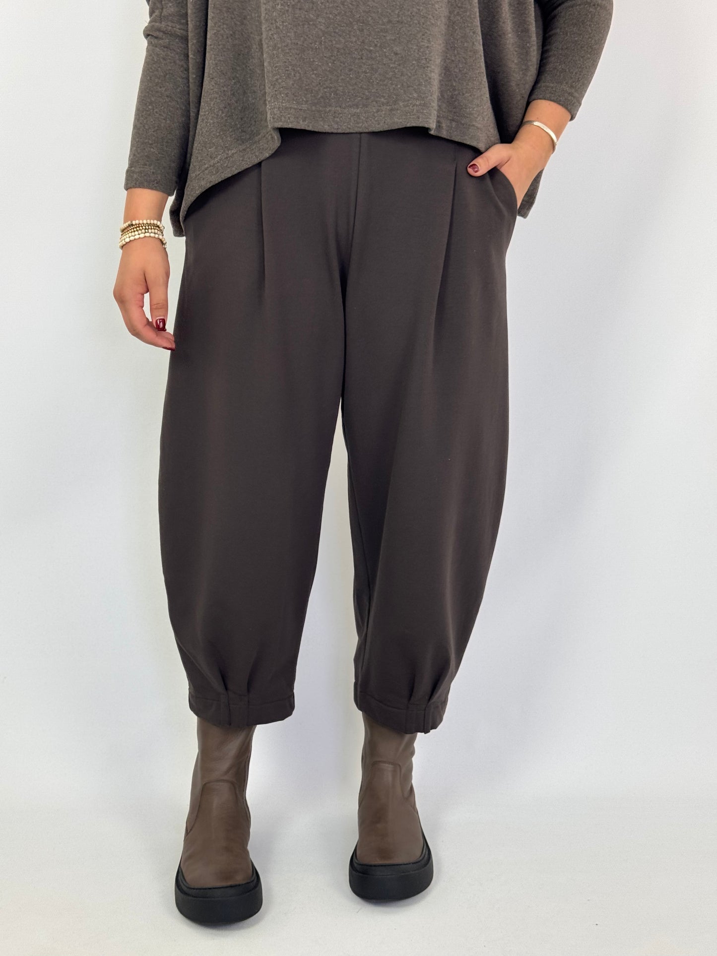 Mama b Bianco F Trousers Moro