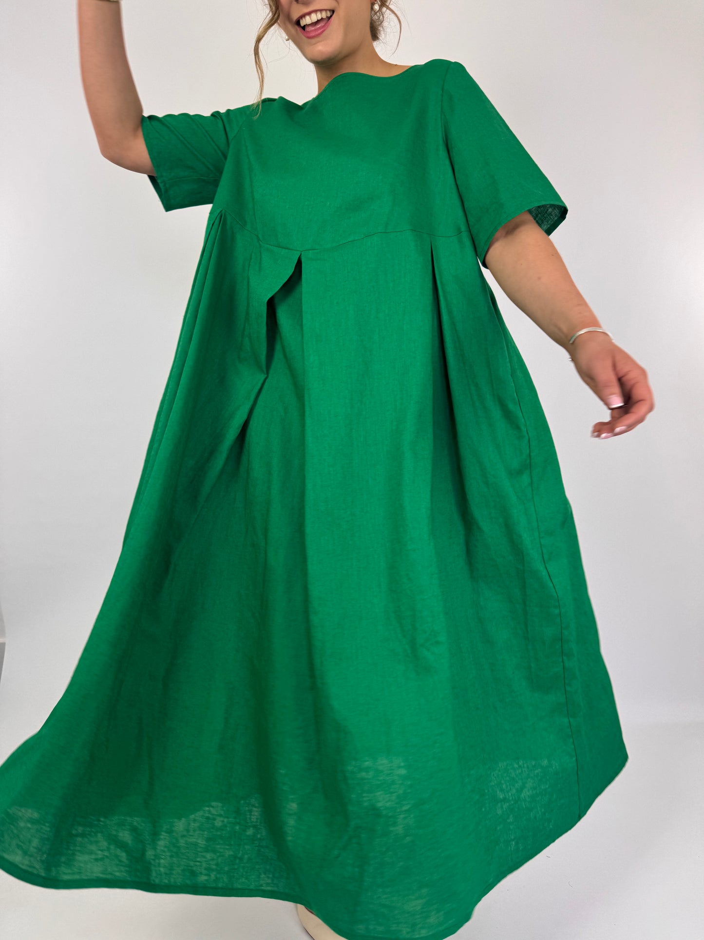 Officinae Debora Dress Green