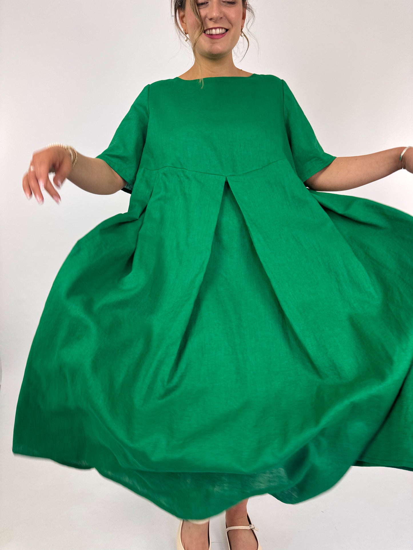 Officinae Debora Dress Green