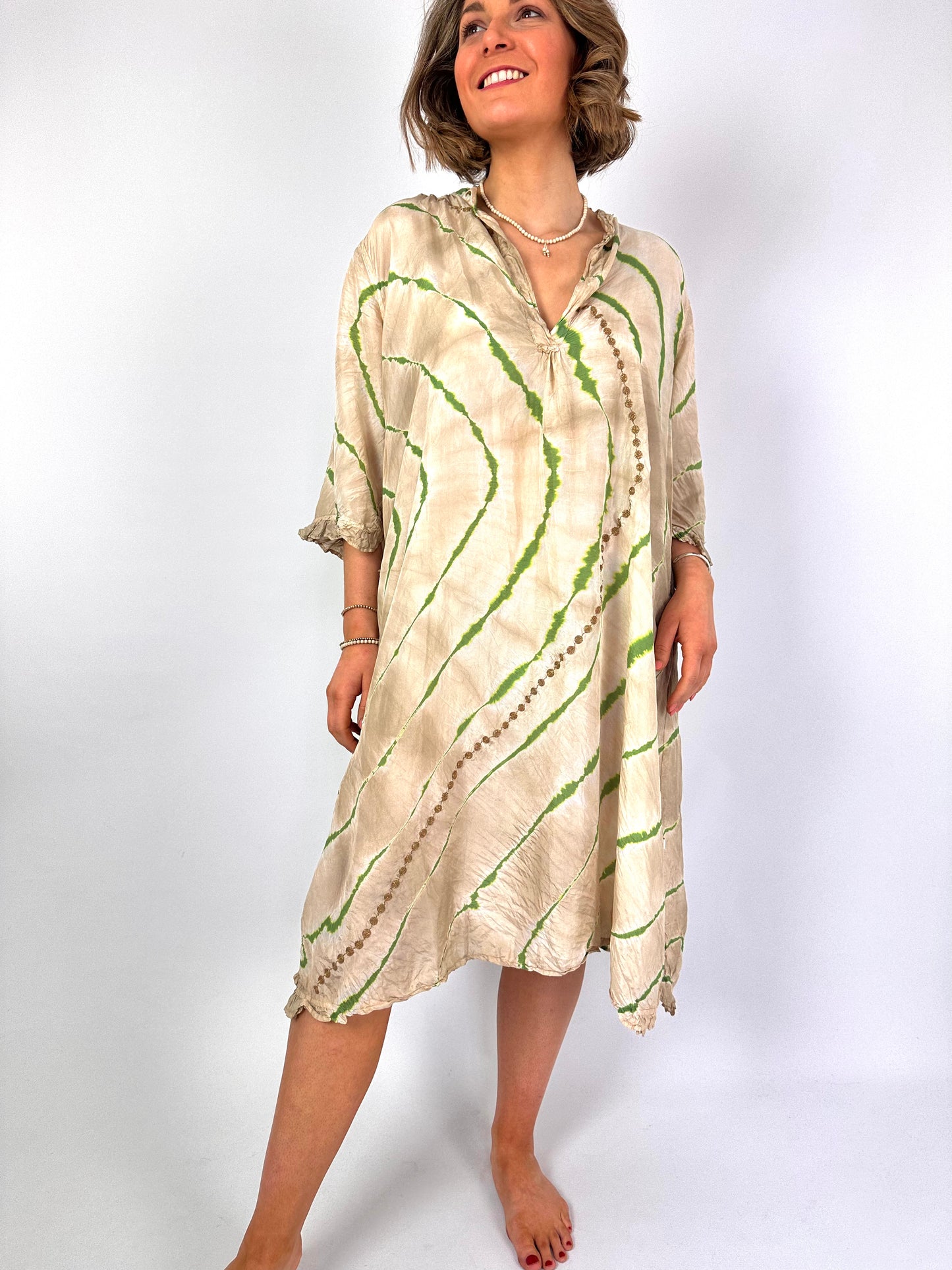 Agencies TurQuoise Imani Vivir Dress Green
