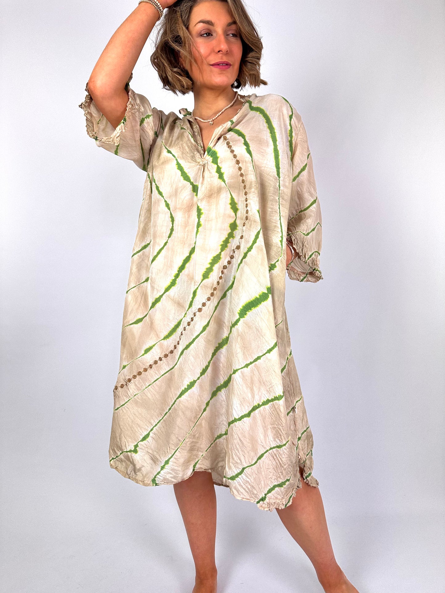 Agencies TurQuoise Imani Vivir Dress Green