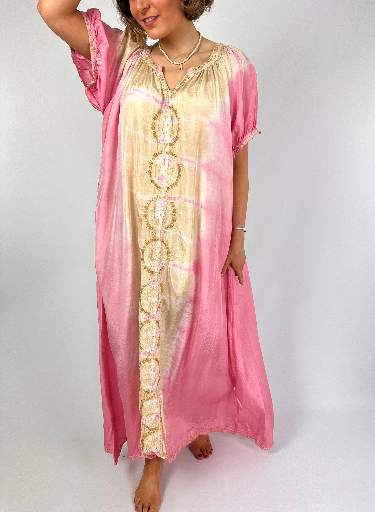 Agencies TurQuoise Barbara Serafia Dress Pink