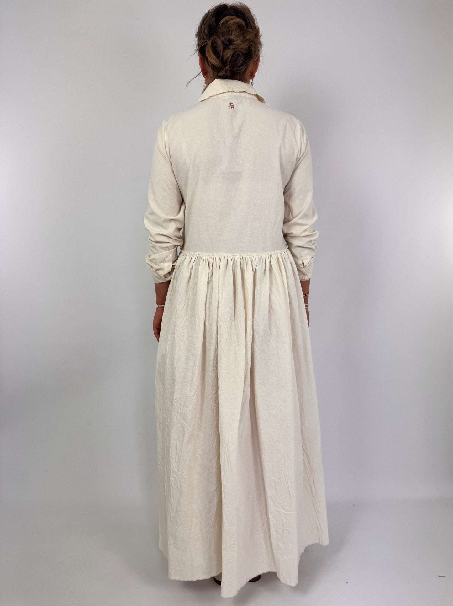 Officinae Chemisier Dress Ivory