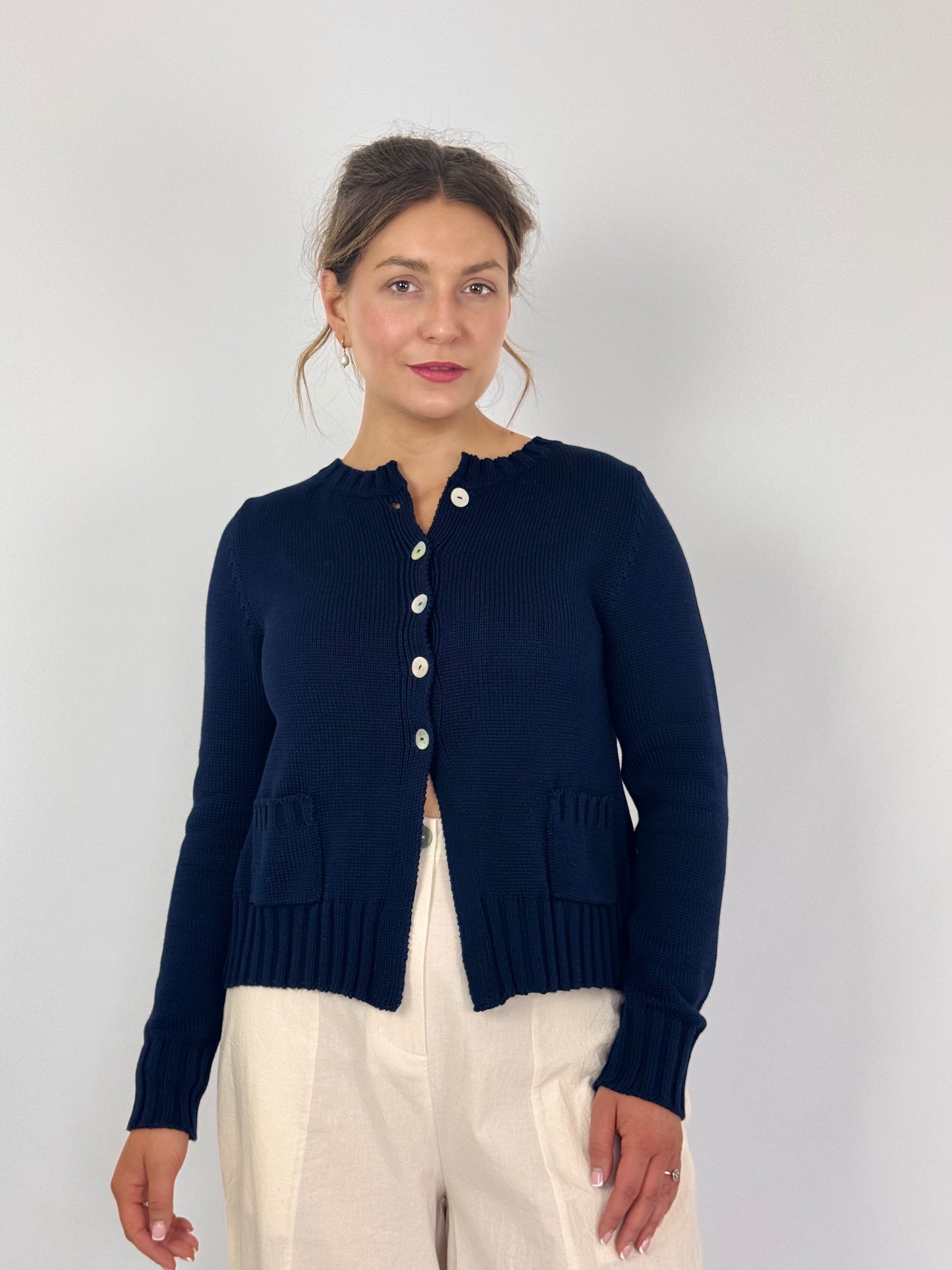 Officinae Adele Cardigan Navy