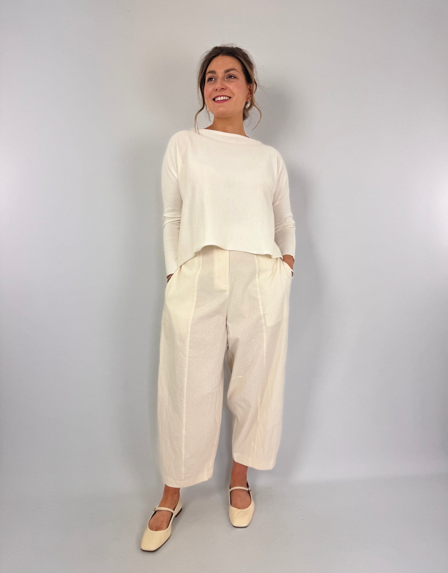 Officinae Tosca Trousers Ivory