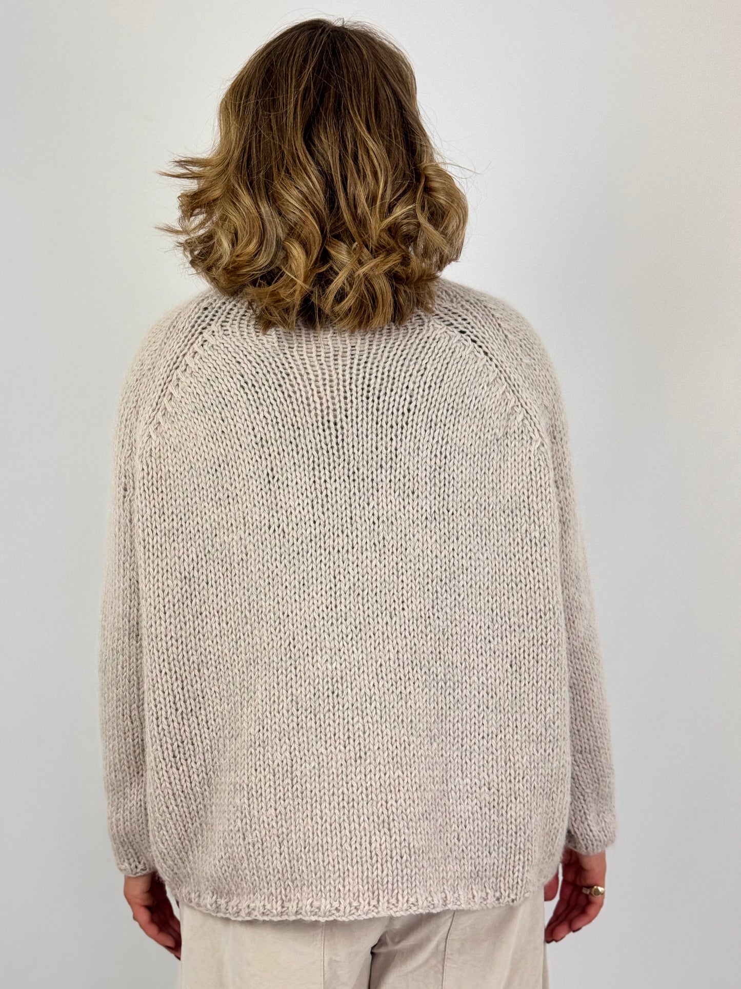 Album di Famiglia 1947 Dolcevita Jumper Oatmeal