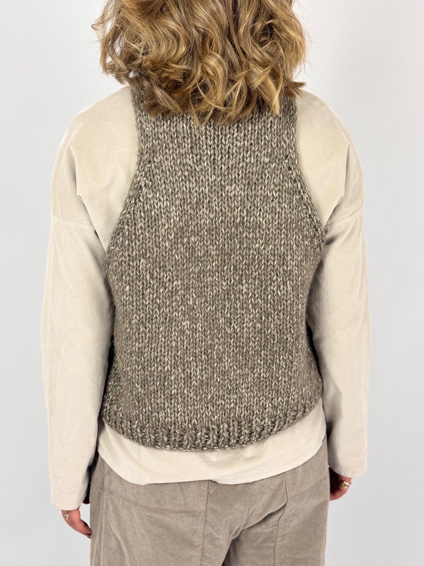 Album di Famiglia 4436 Vest Jumper Pepper