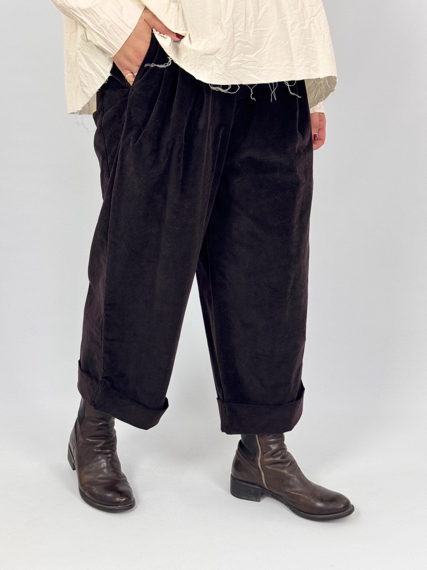 Album di Famiglia 2391 Bragoni V Trousers Choco