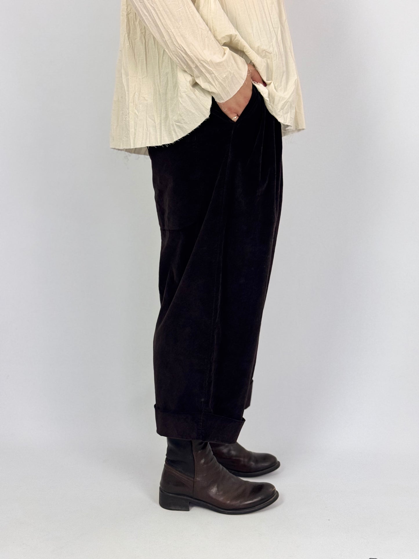 Album di Famiglia 2391 Bragoni V Trousers Choco