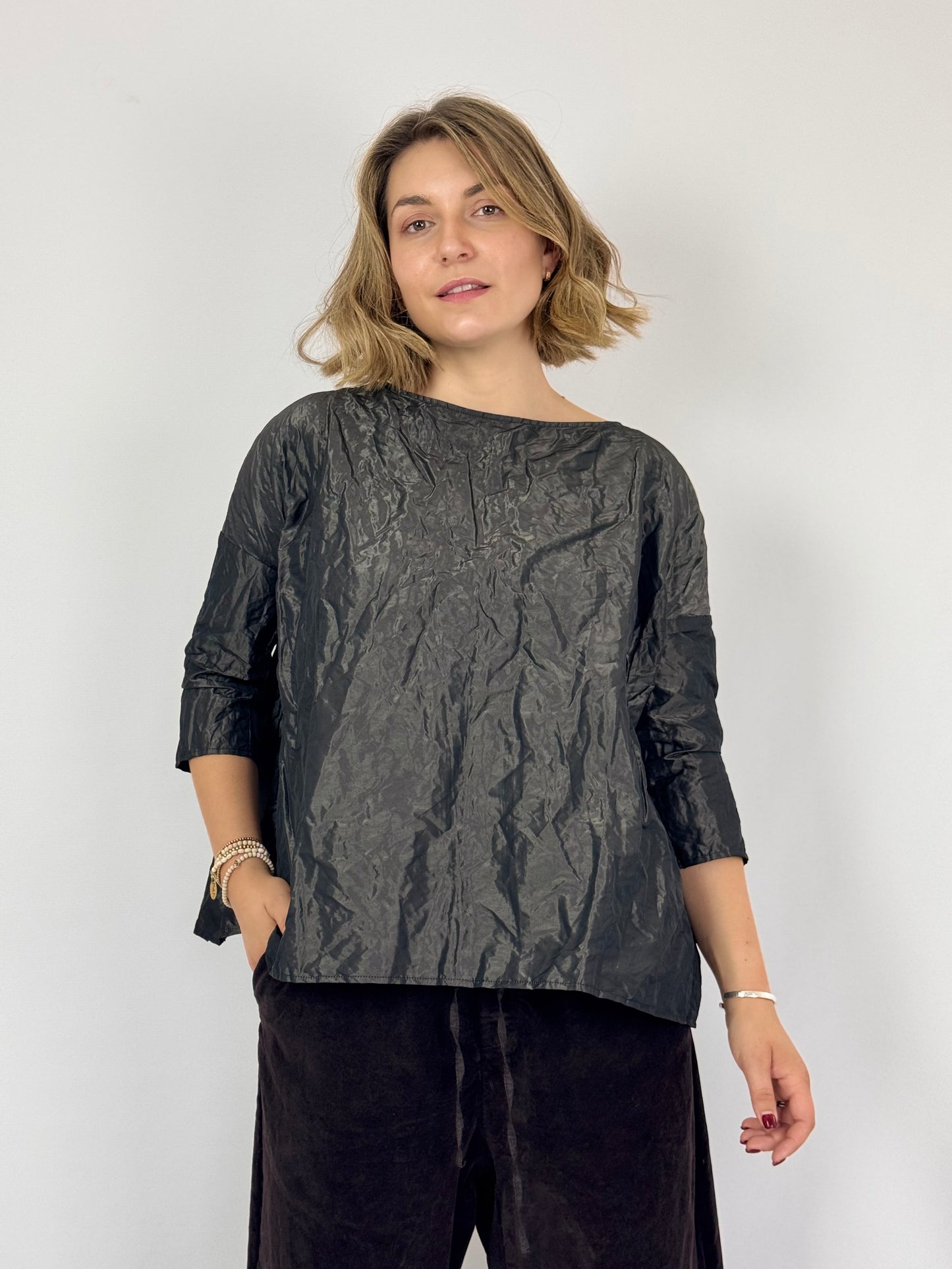 Album di Famiglia 146 TM Blouse Anthra