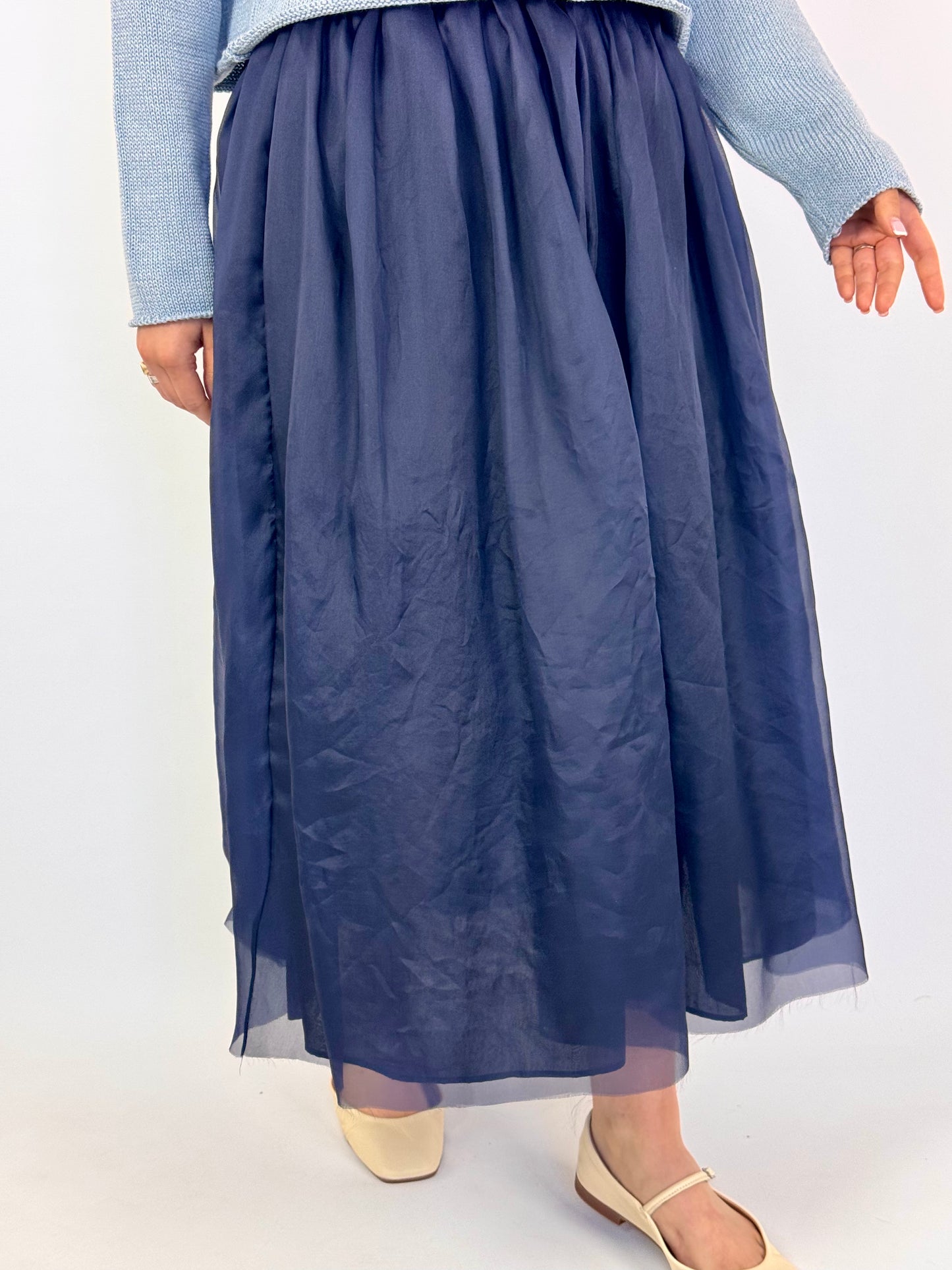 TouJours Maxi Tutu Skirt Navy