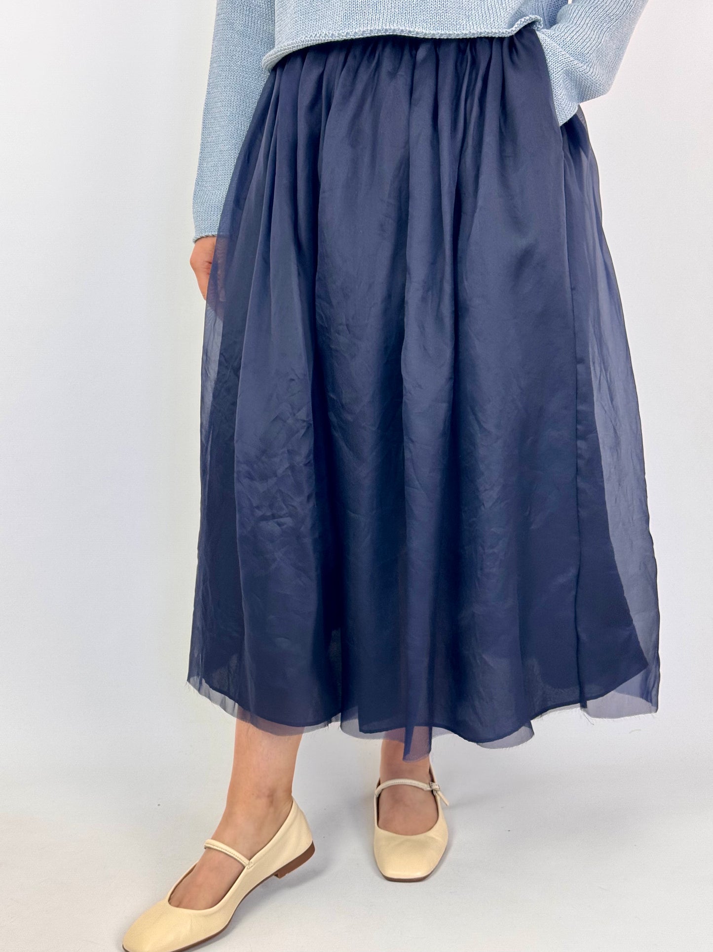 TouJours Maxi Tutu Skirt Navy