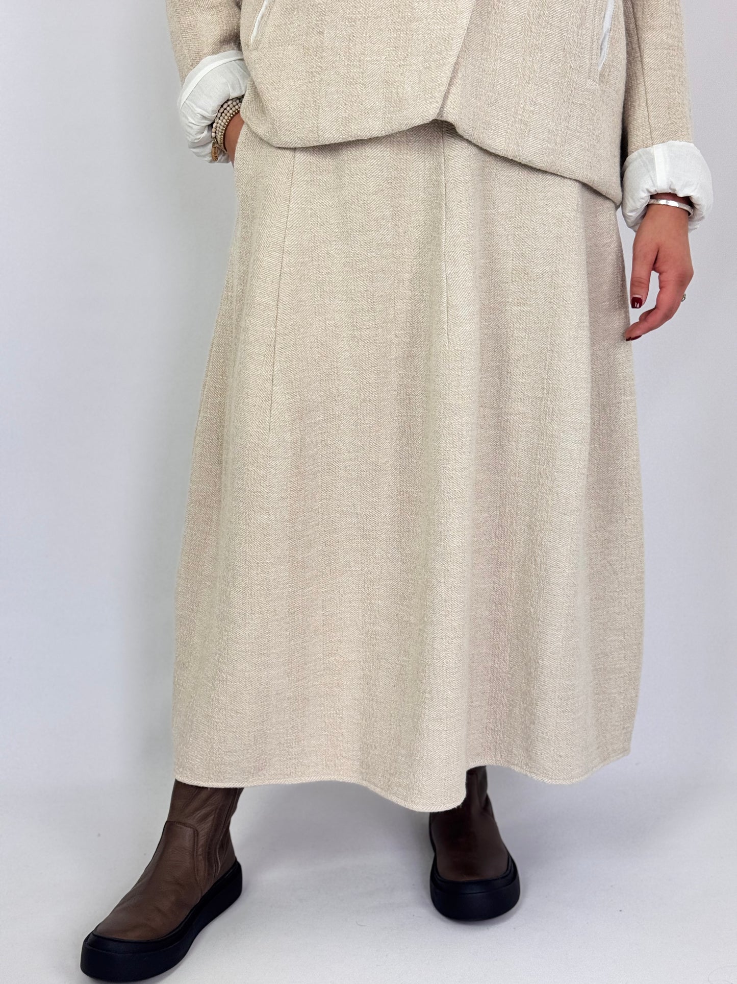 Hannoh Wessel Jordana Skirt Natural