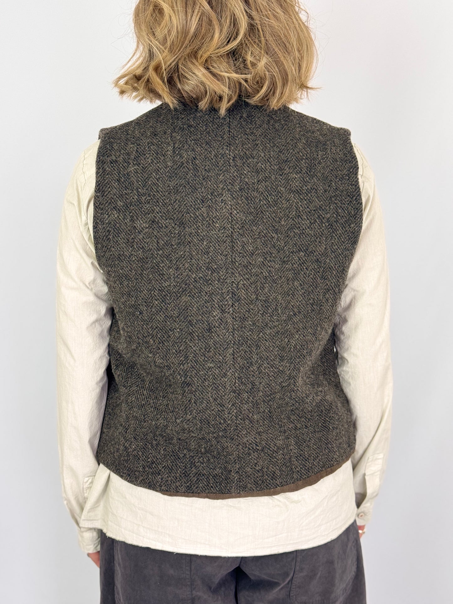 Hannoh Wessel Gerda Waistcoat Brown