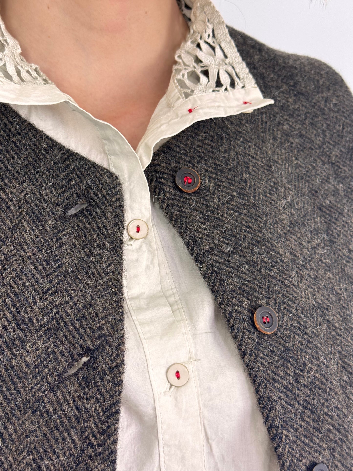 Hannoh Wessel Gerda Waistcoat Brown