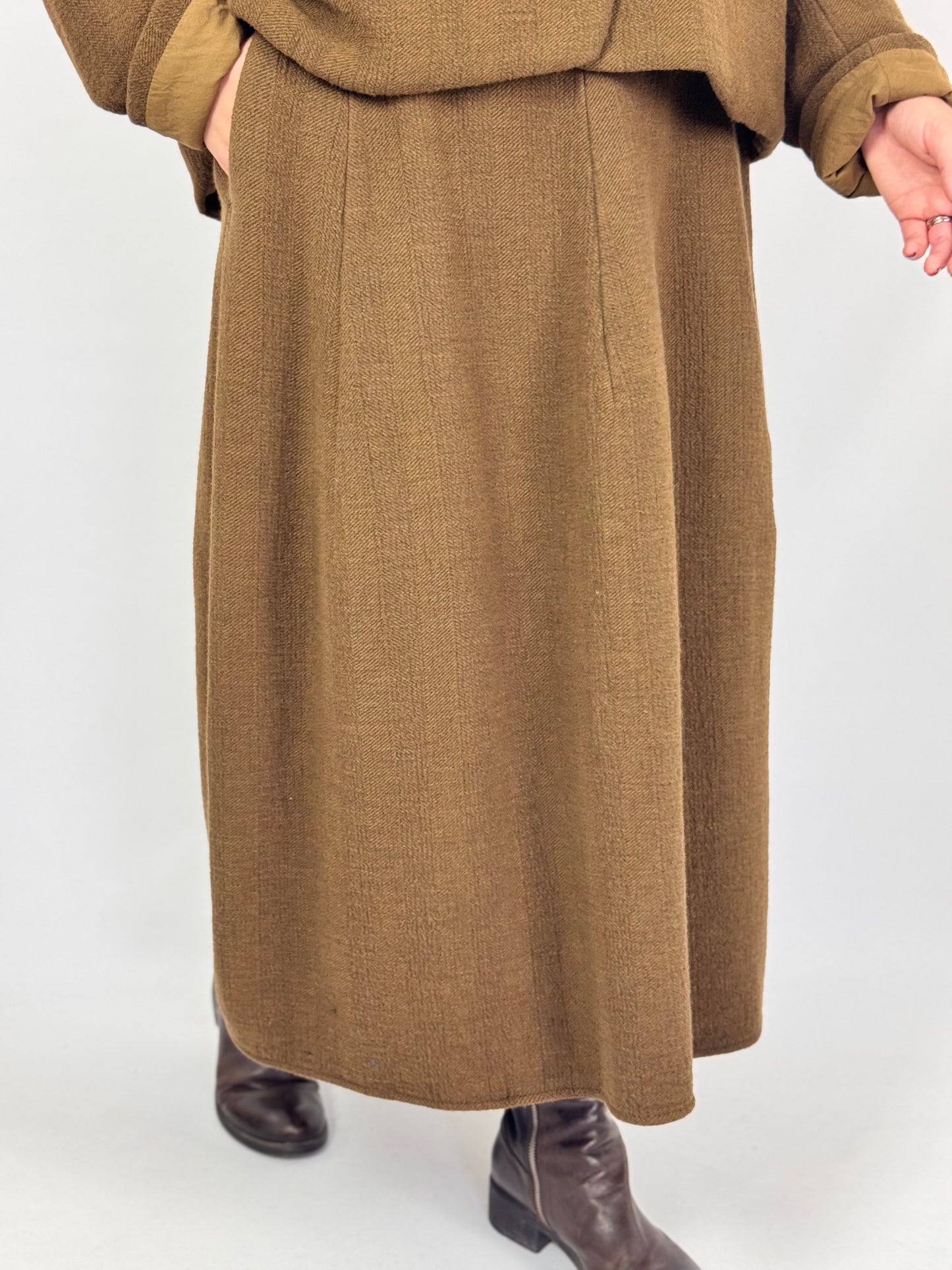 Hannoh Wessel Jordana Skirt Tobacco