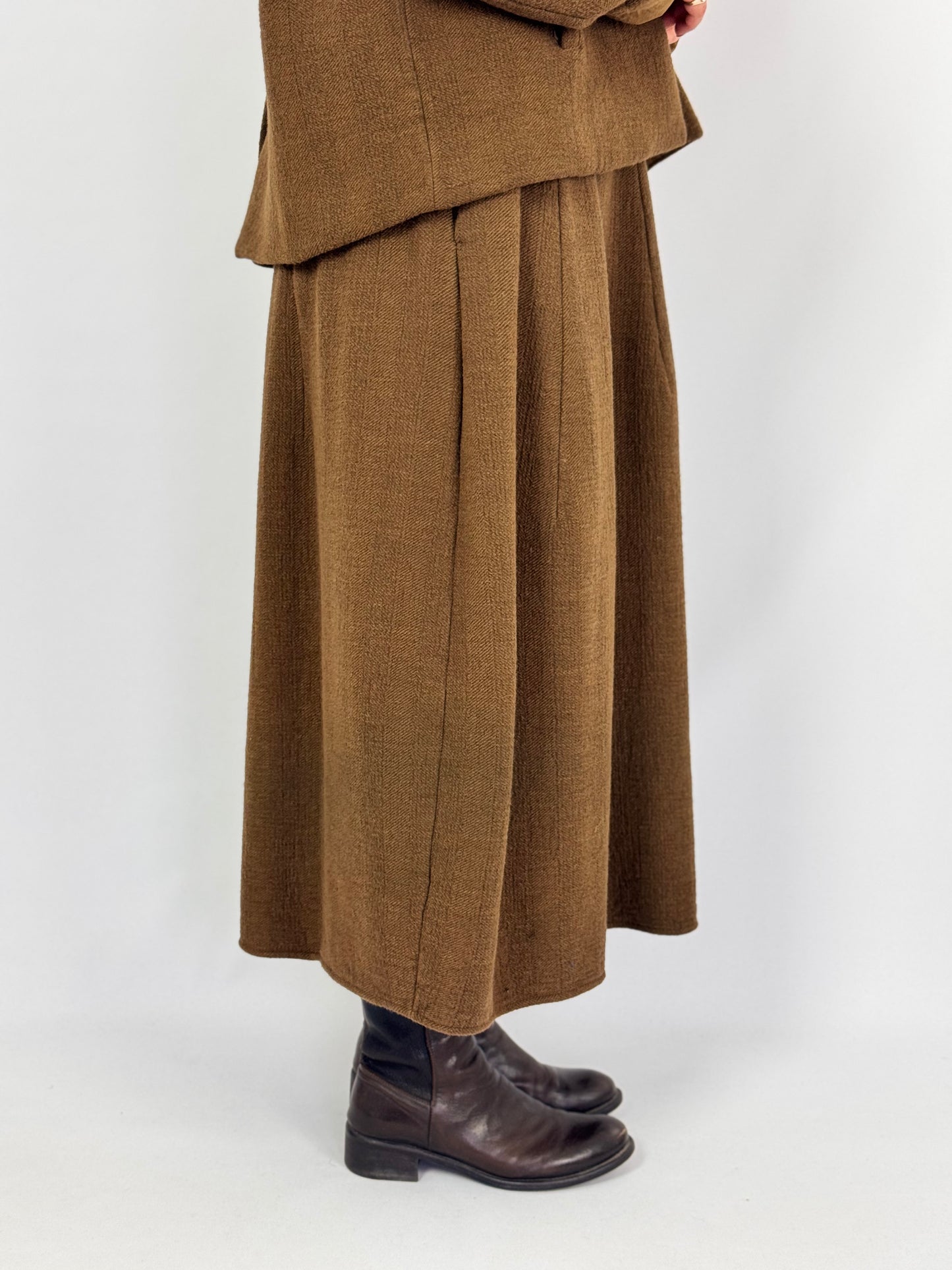 Hannoh Wessel Jordana Skirt Tobacco