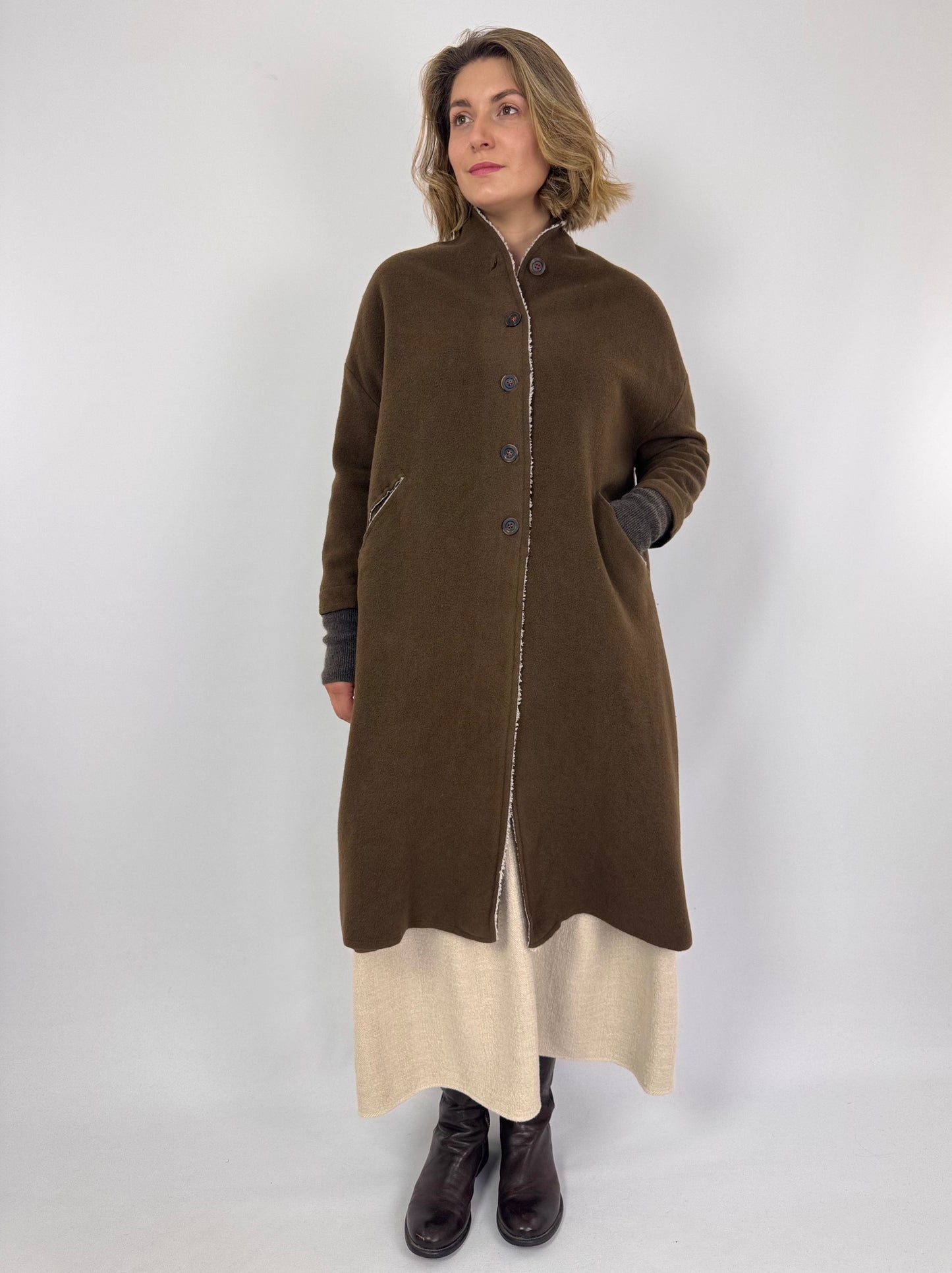 Hannoh Wessel Milena Coat Sepia