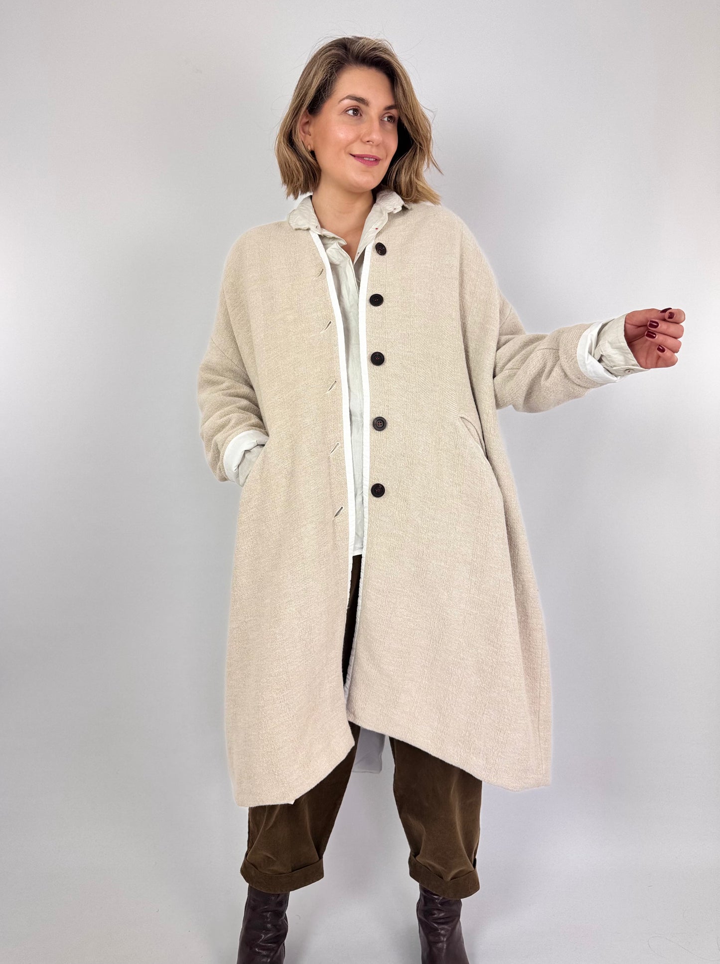 Hannoh Wessel Mireille Coat Natural