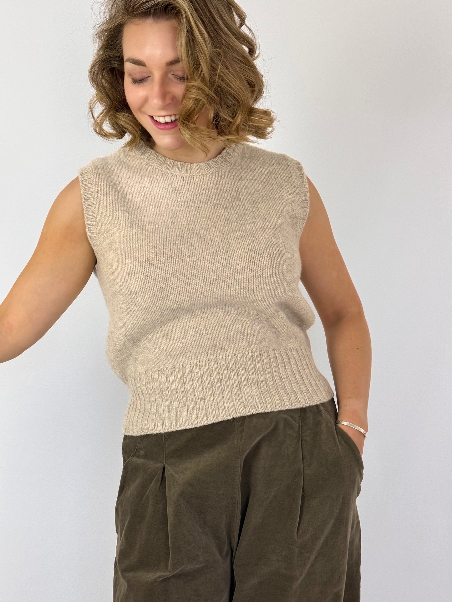 RBL 7303 Knitted Dress Sand