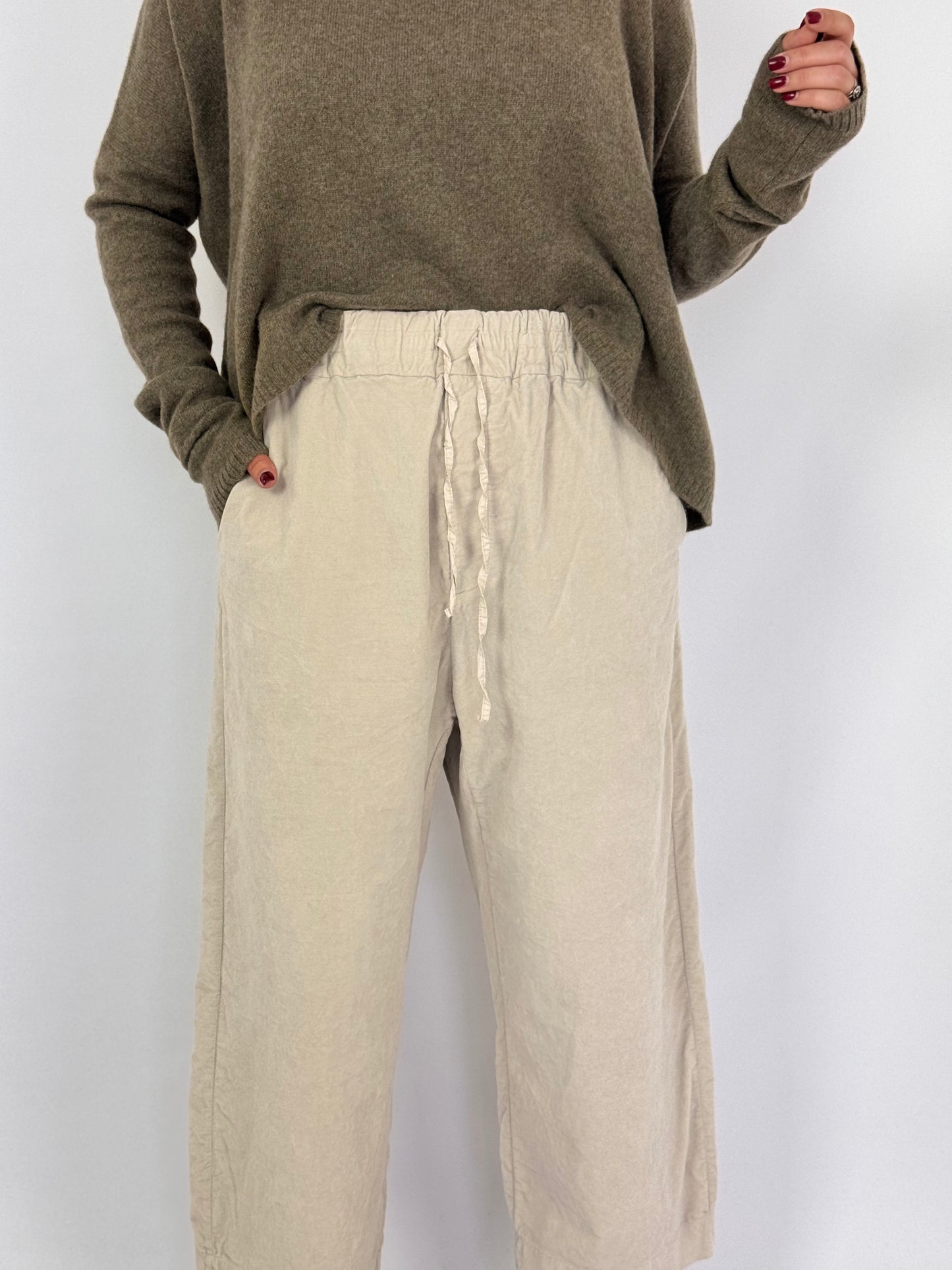 Album di Famiglia 206 W&S V Trousers Oatmeal