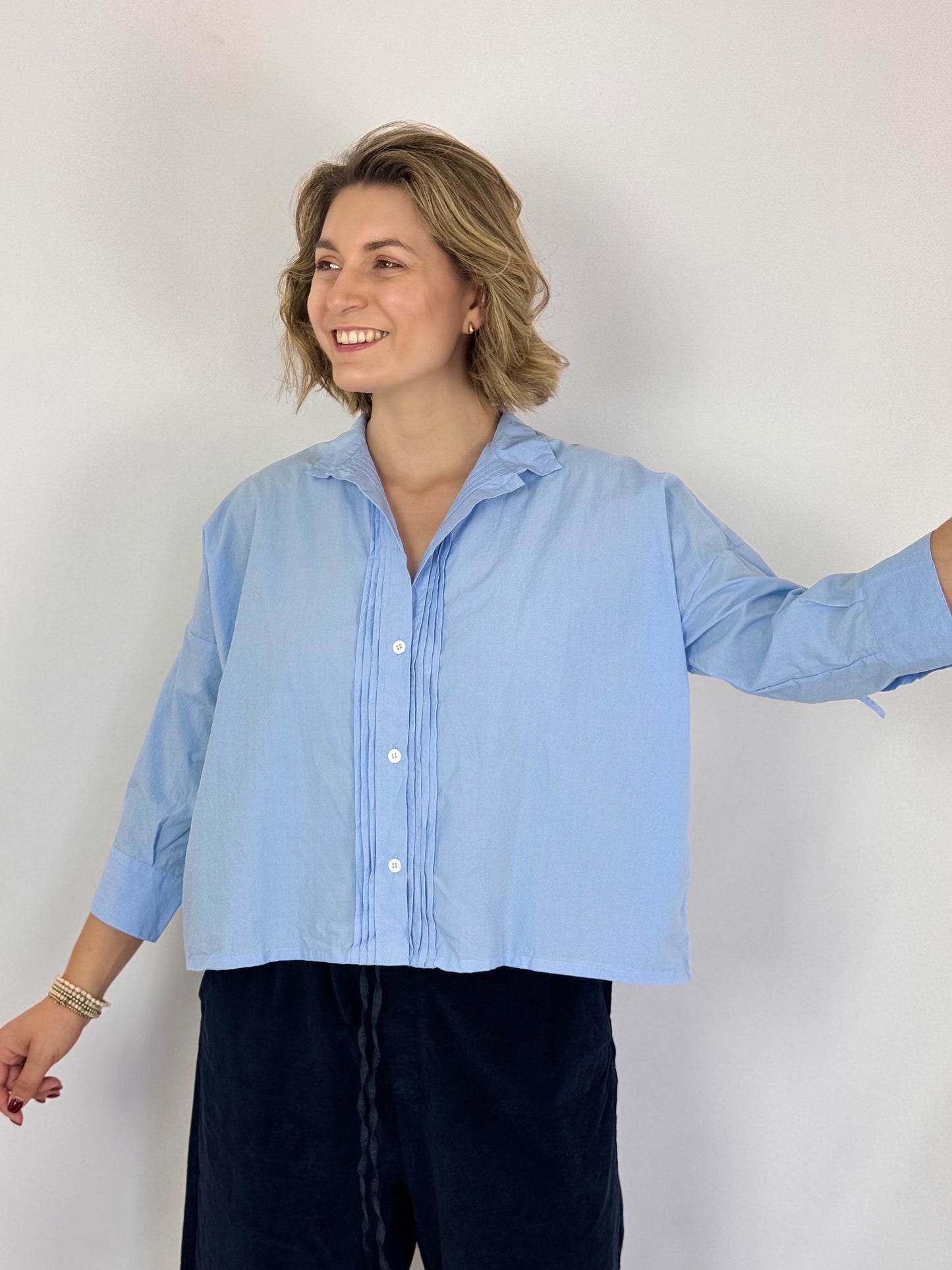 Bergfabel Claudia Shirt Powder Blue