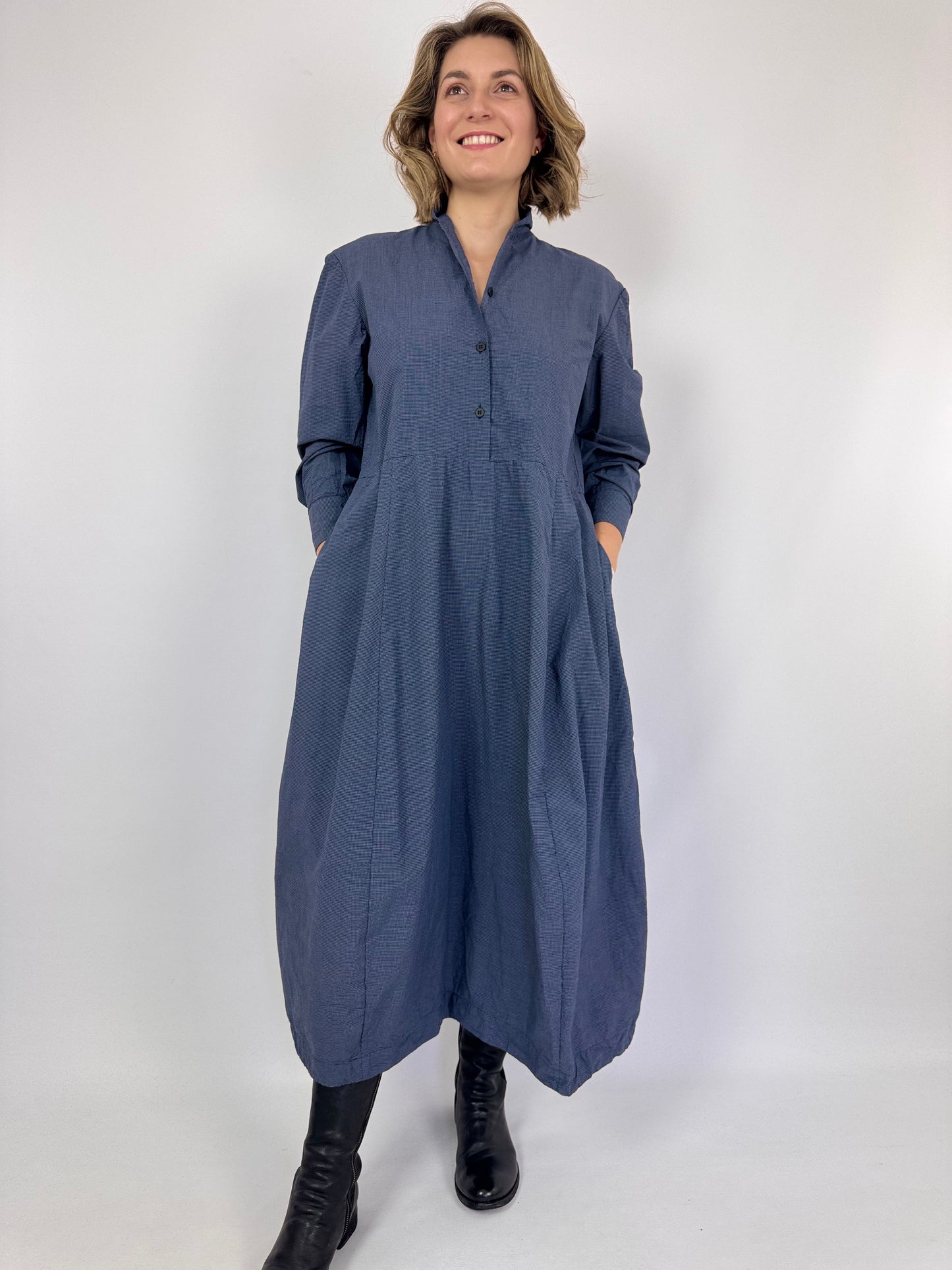 Bergfabel Letty Dress Micro Check