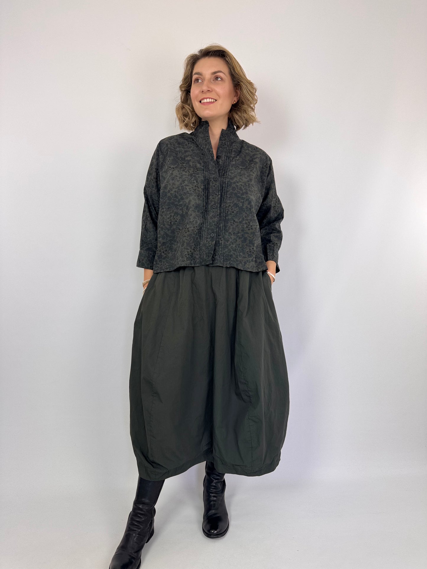 Bergfabel Claudia Shirt Dark Flower