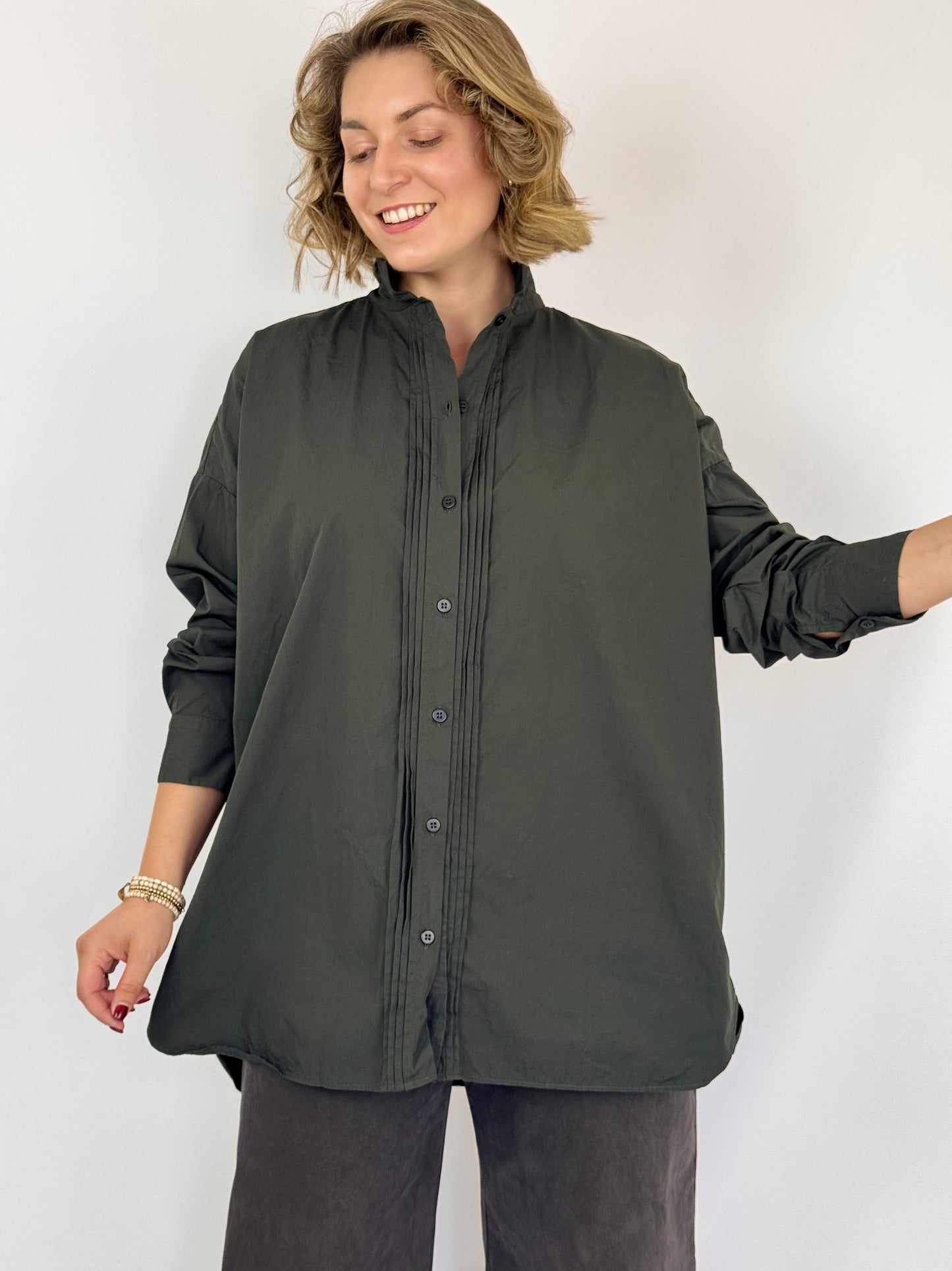 Bergfabel Claudia Long Shirt Moss
