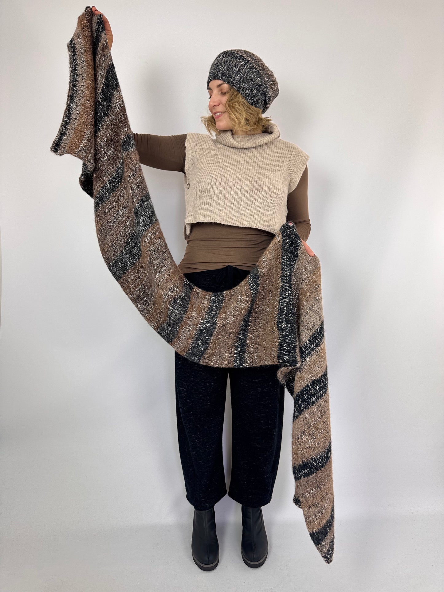 Transit Par-Such 17523 Scarf Tobacco