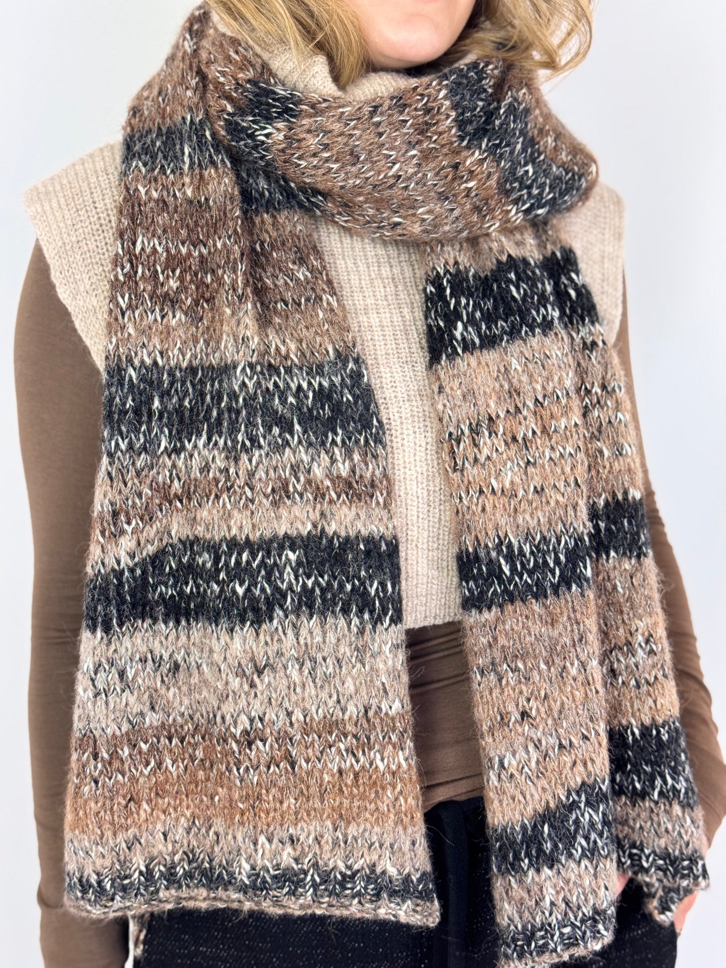 Transit Par-Such 17523 Scarf Tobacco