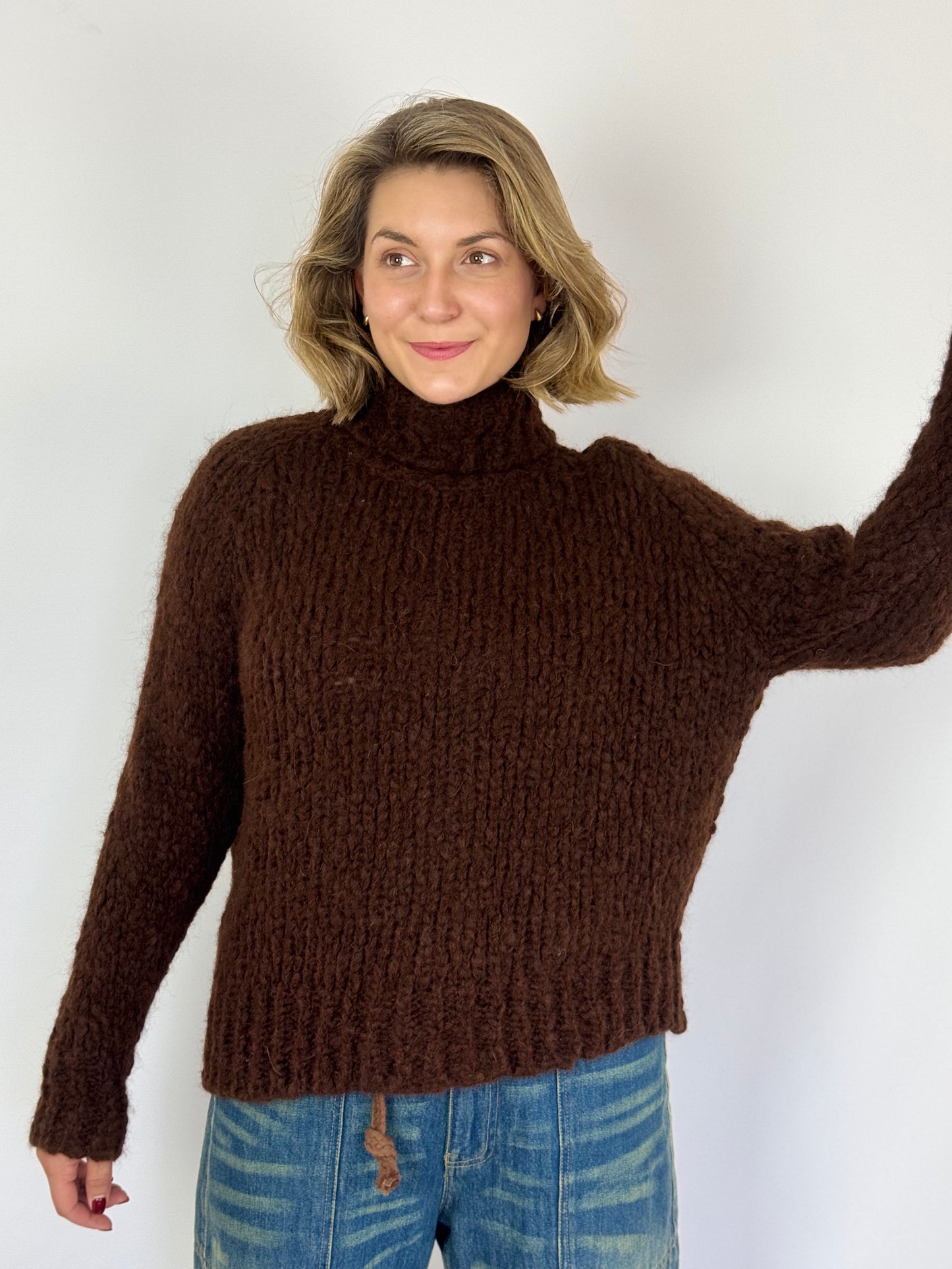 SibinLinnebjerg Judy Jumper Brown