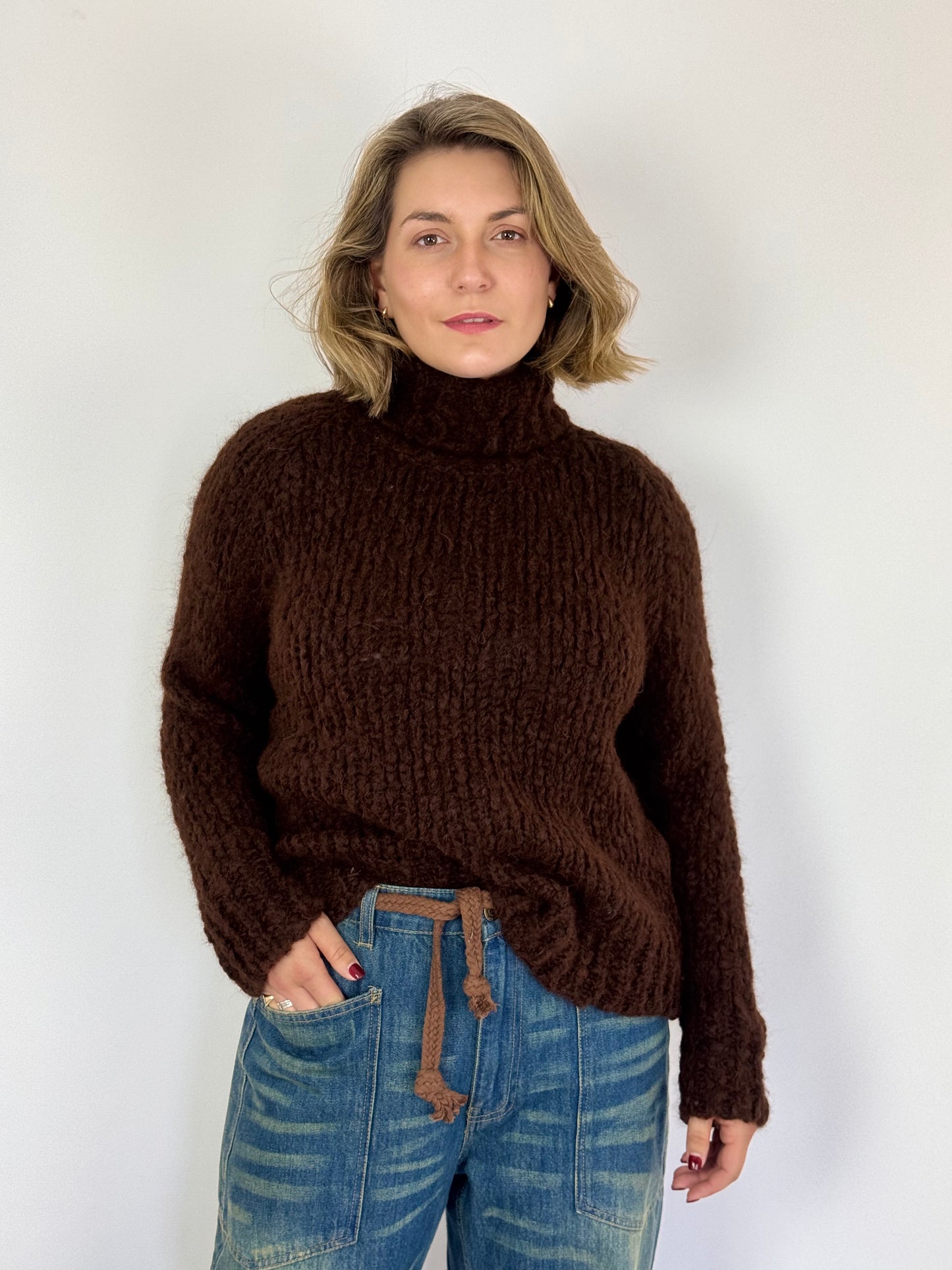 SibinLinnebjerg Judy Jumper Brown