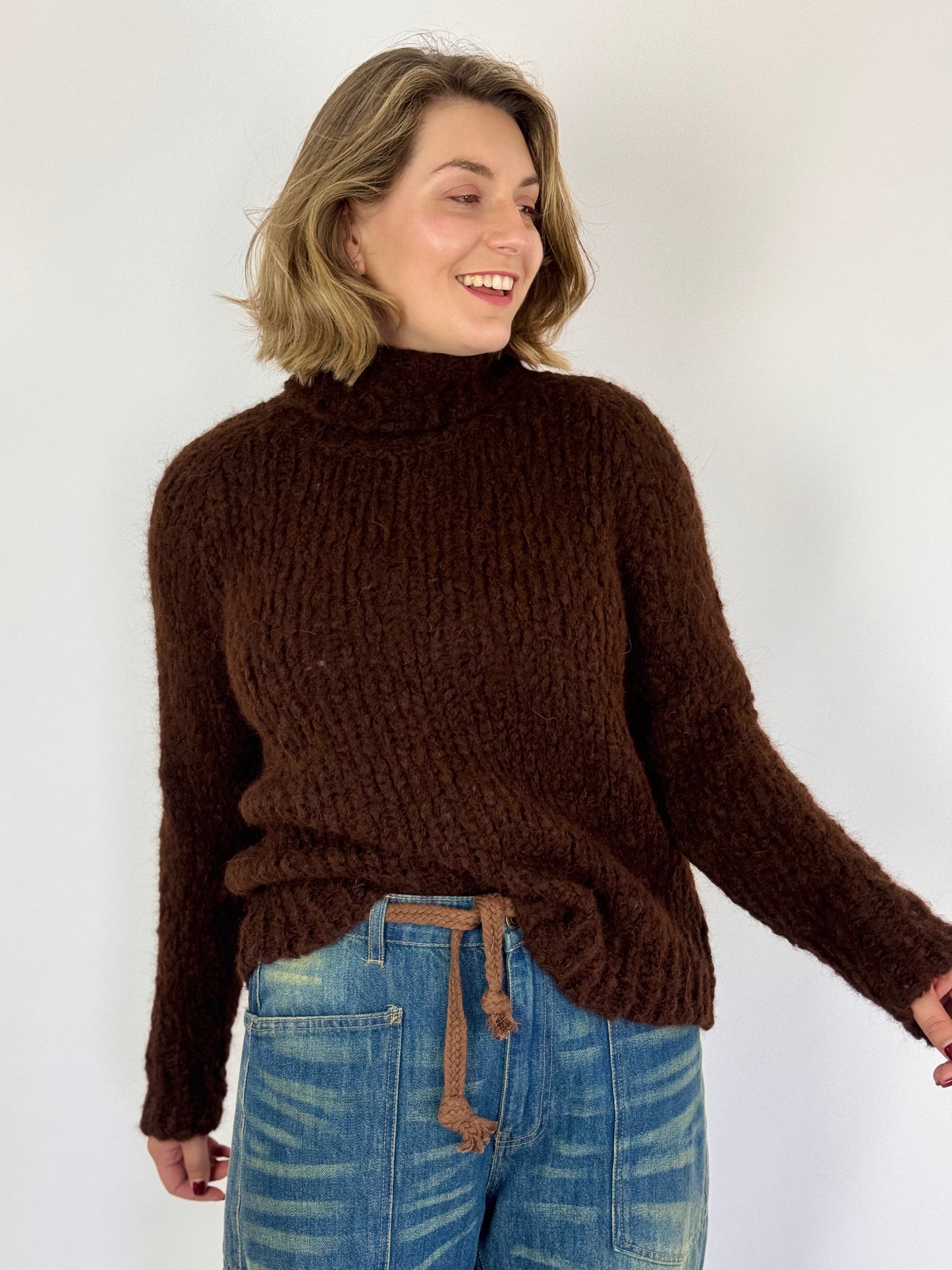 SibinLinnebjerg Judy Jumper Brown