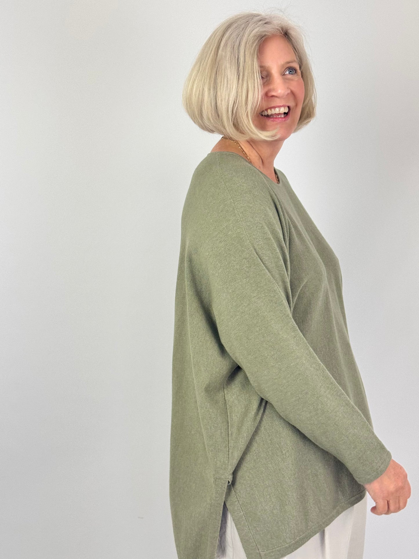 Cordelia James Greta Jumper Clay