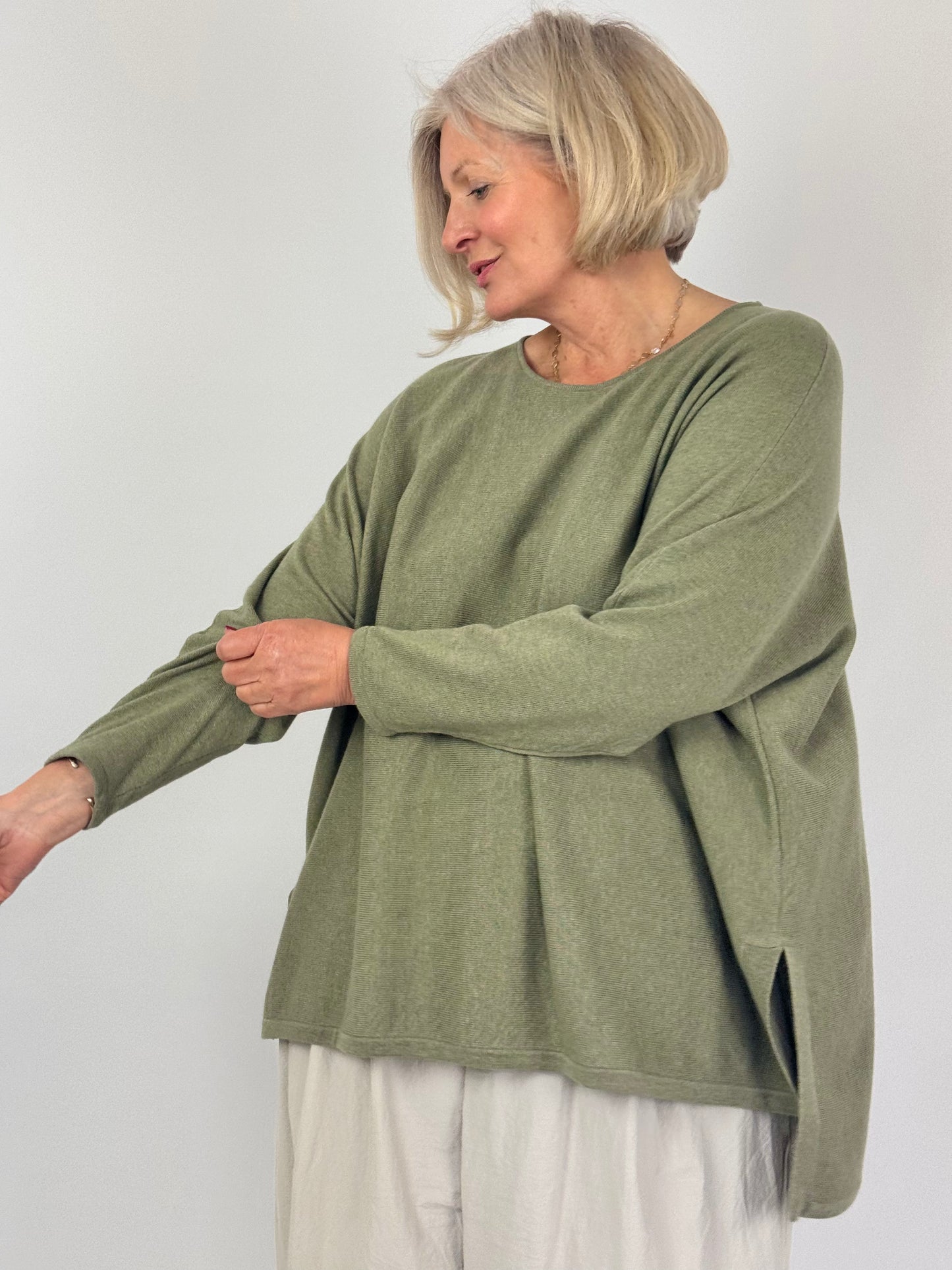 Cordelia James Greta Jumper Clay