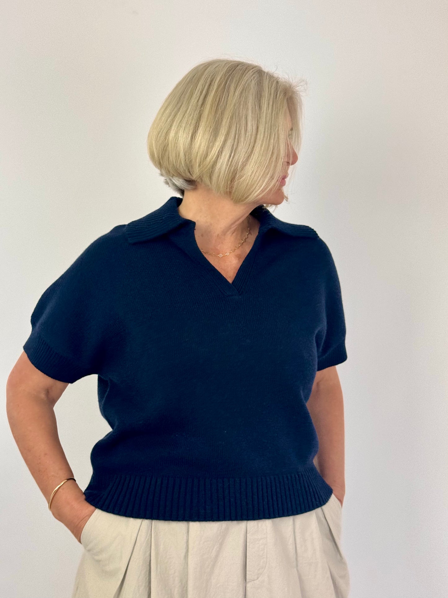 Cordelia James Bowie Jumper Navy