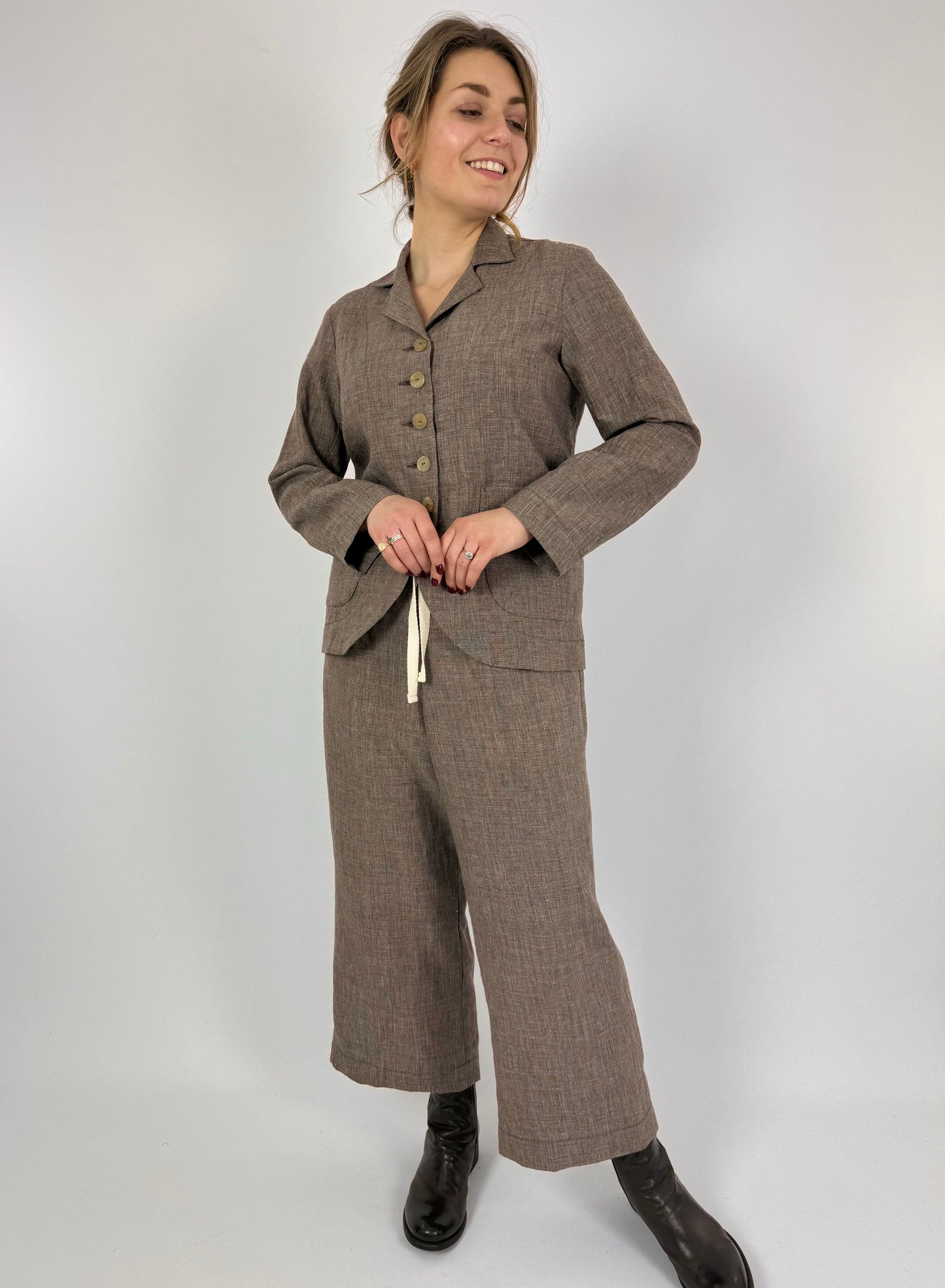 Der Antagonist 33 Jacket Brown Check