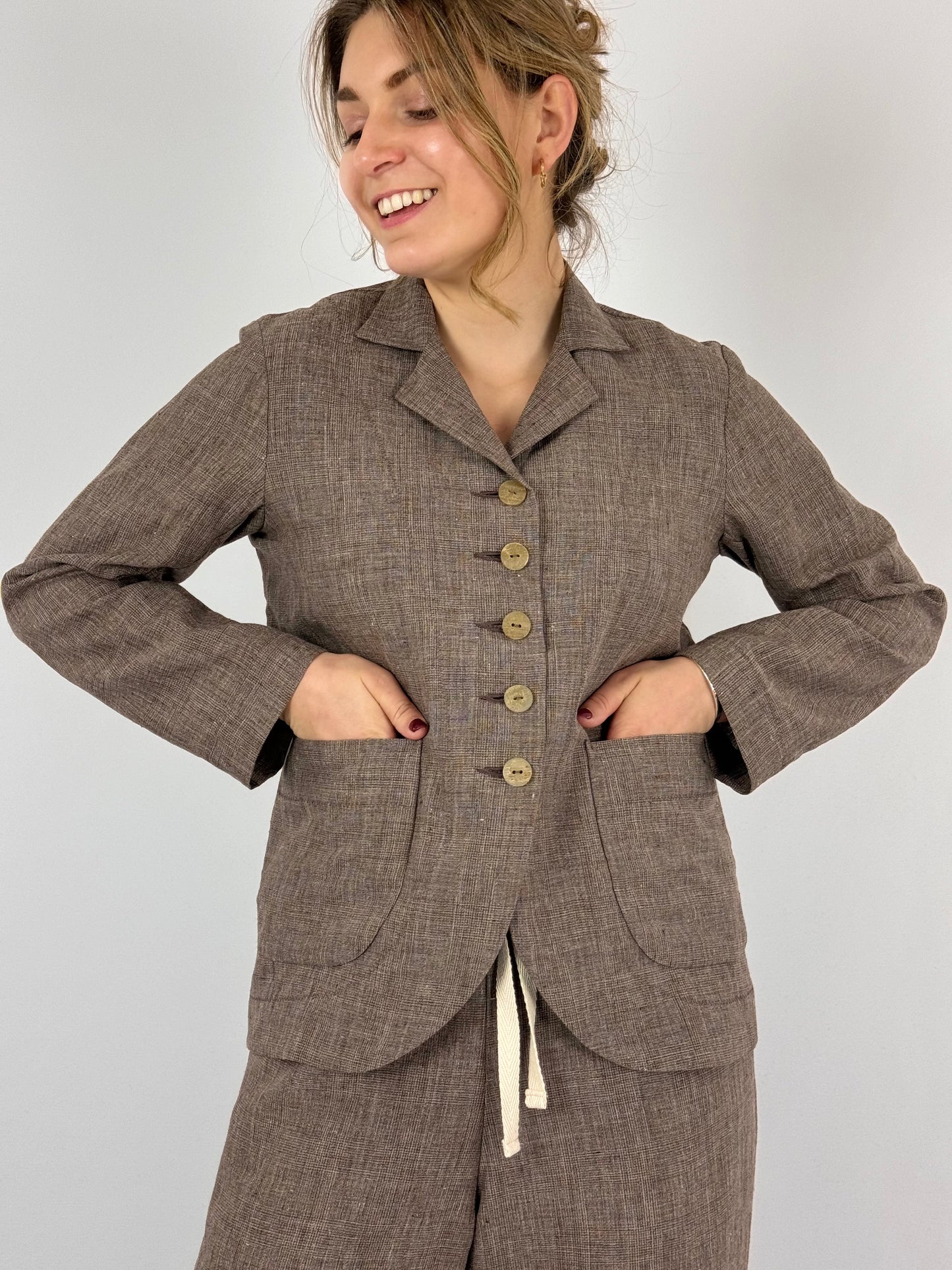 Der Antagonist 33 Jacket Brown Check