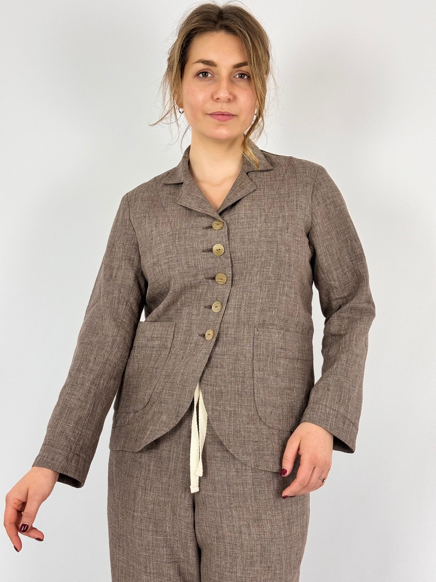 Der Antagonist 33 Jacket Brown Check