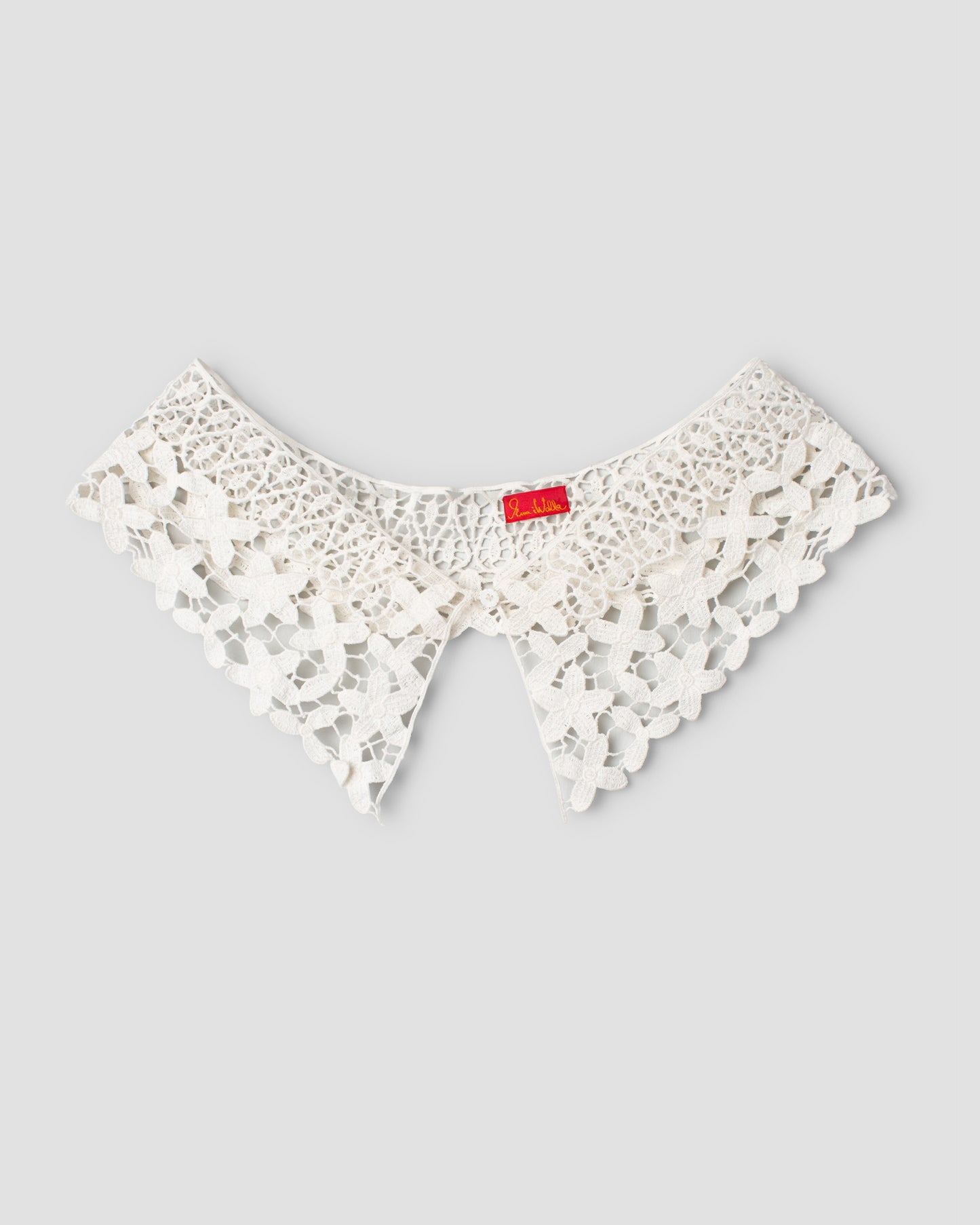 Ewa i Walla Lace Collar Cream