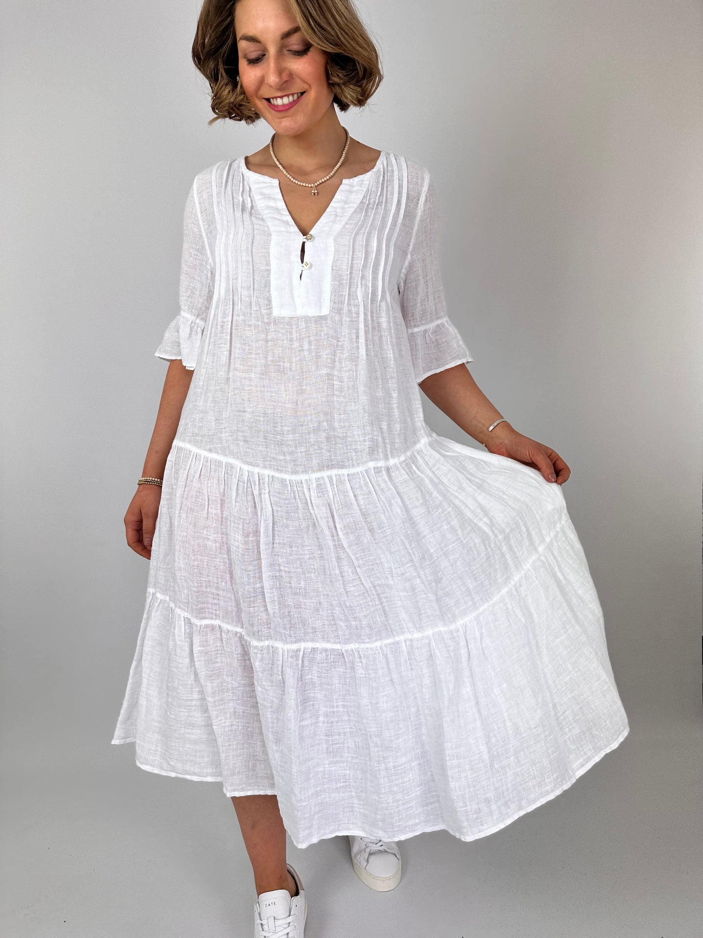 Zyga Brindille Dress White