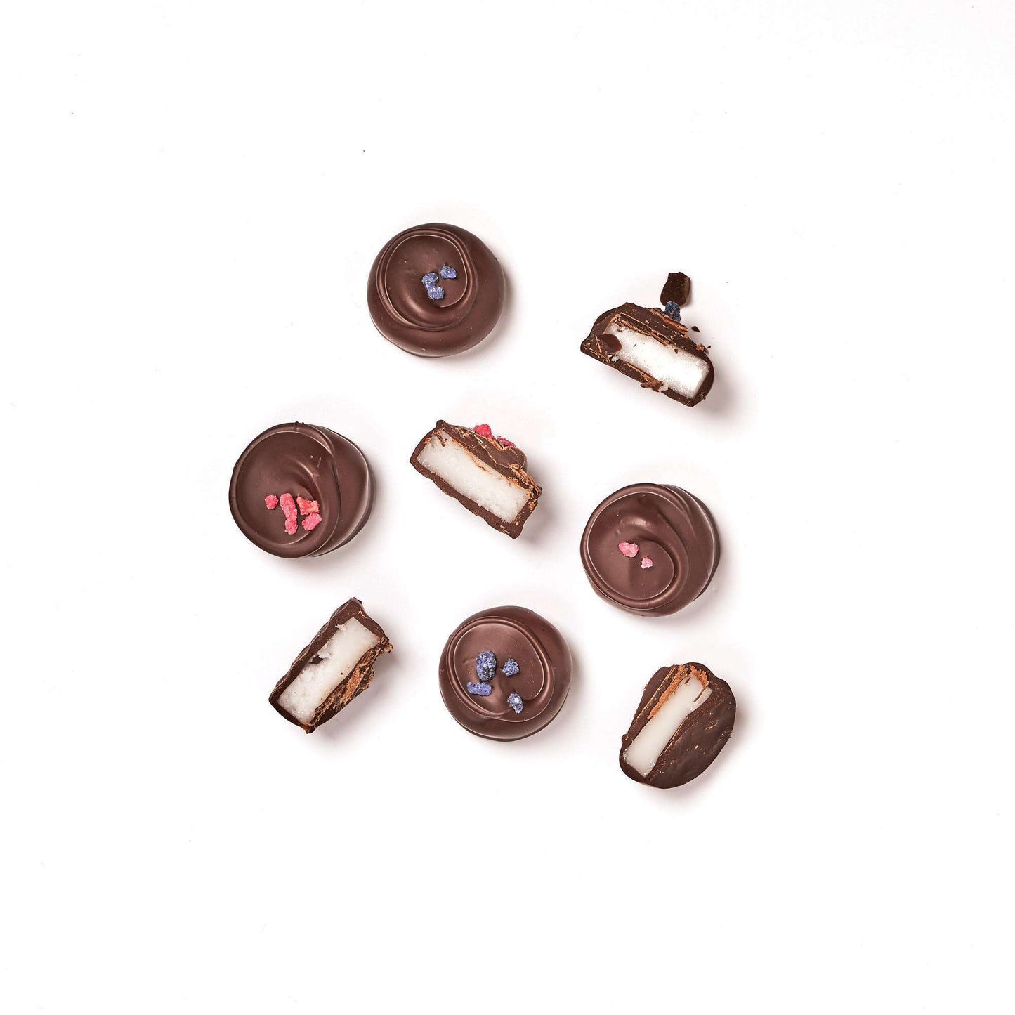 The Chocolate Detective Rose & Violet Creams 200g