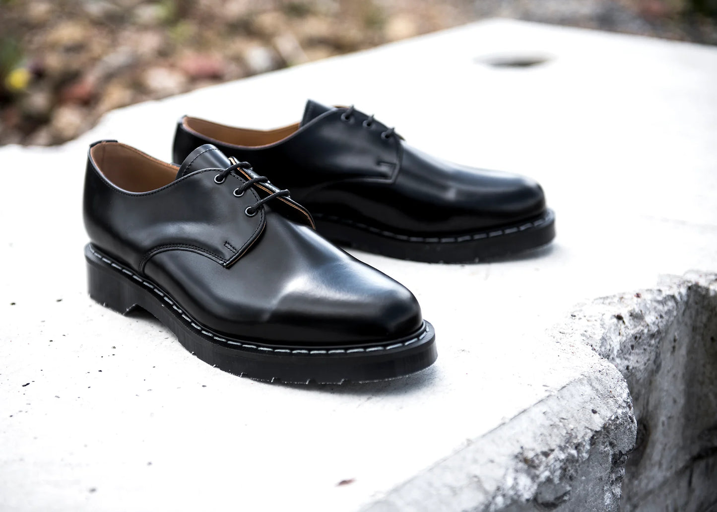 Solovair Gibson Shoes Black