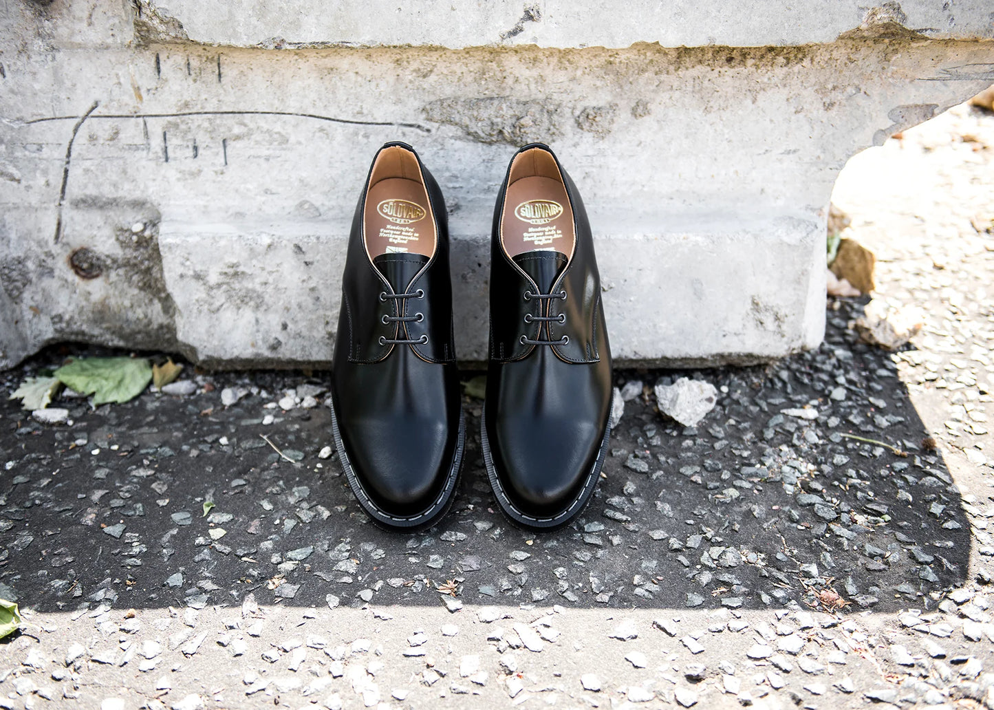 Solovair Gibson Shoes Black